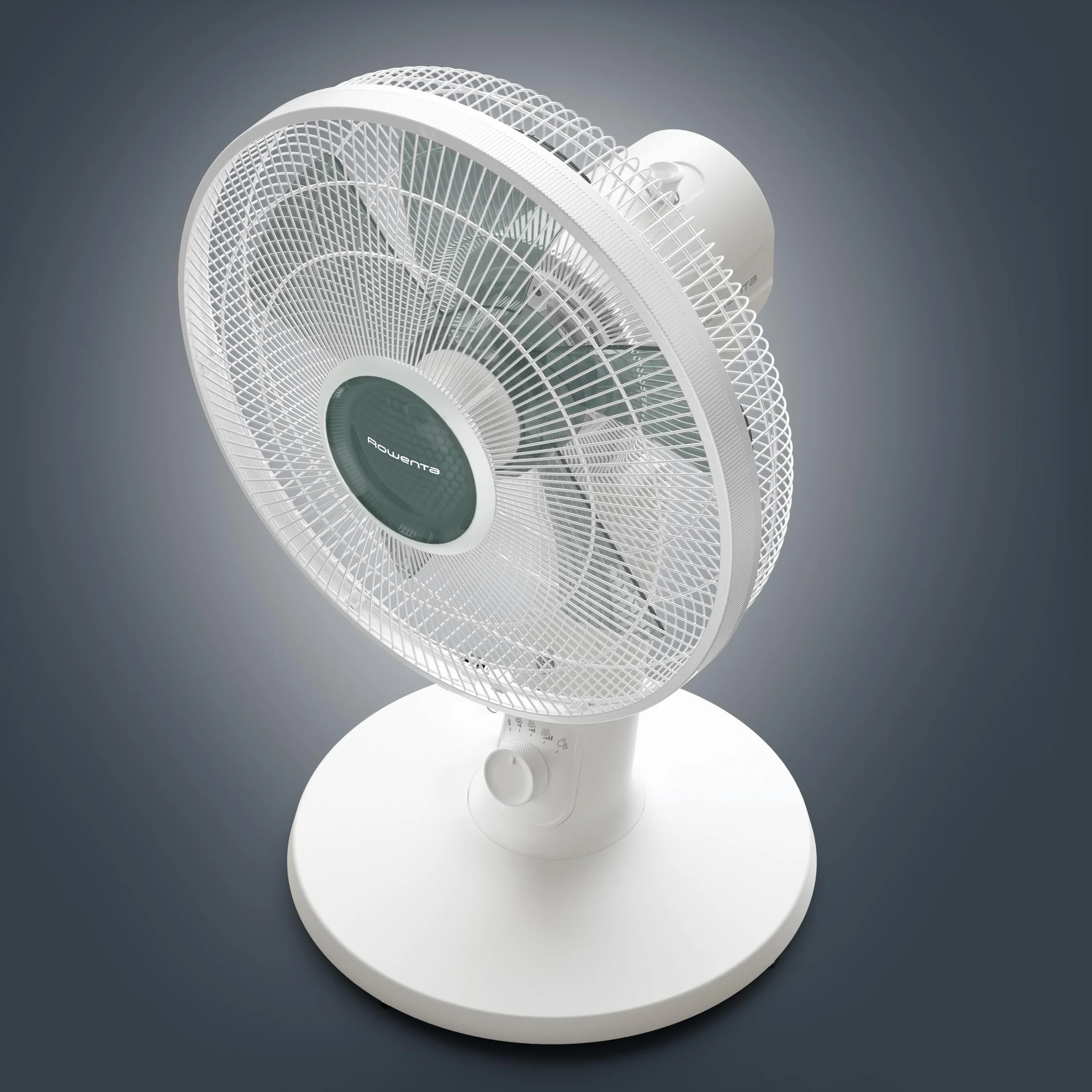 Rowenta Turbo Silence Extreme Ventilador de Mesa 32dB 4 Velocidades Modo Turbo Oscilación 120° 7.5m 43 m³/min Motor Effitech (Reacondicionado)
