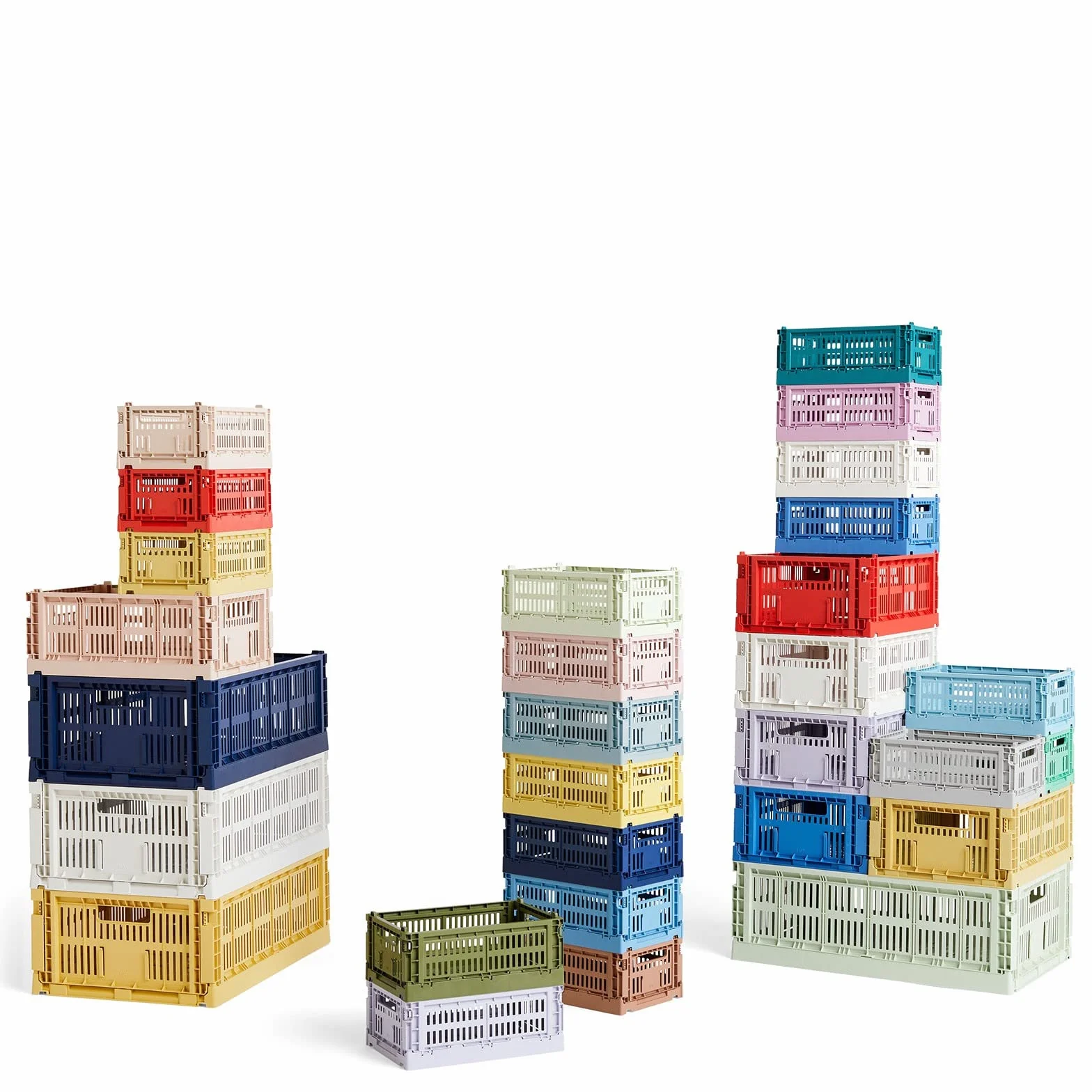 Hay Colour Crate 541443 - Caja de transporte (polipropileno reciclado, 26,5 x 17 x 10,5 cm), color amarillo