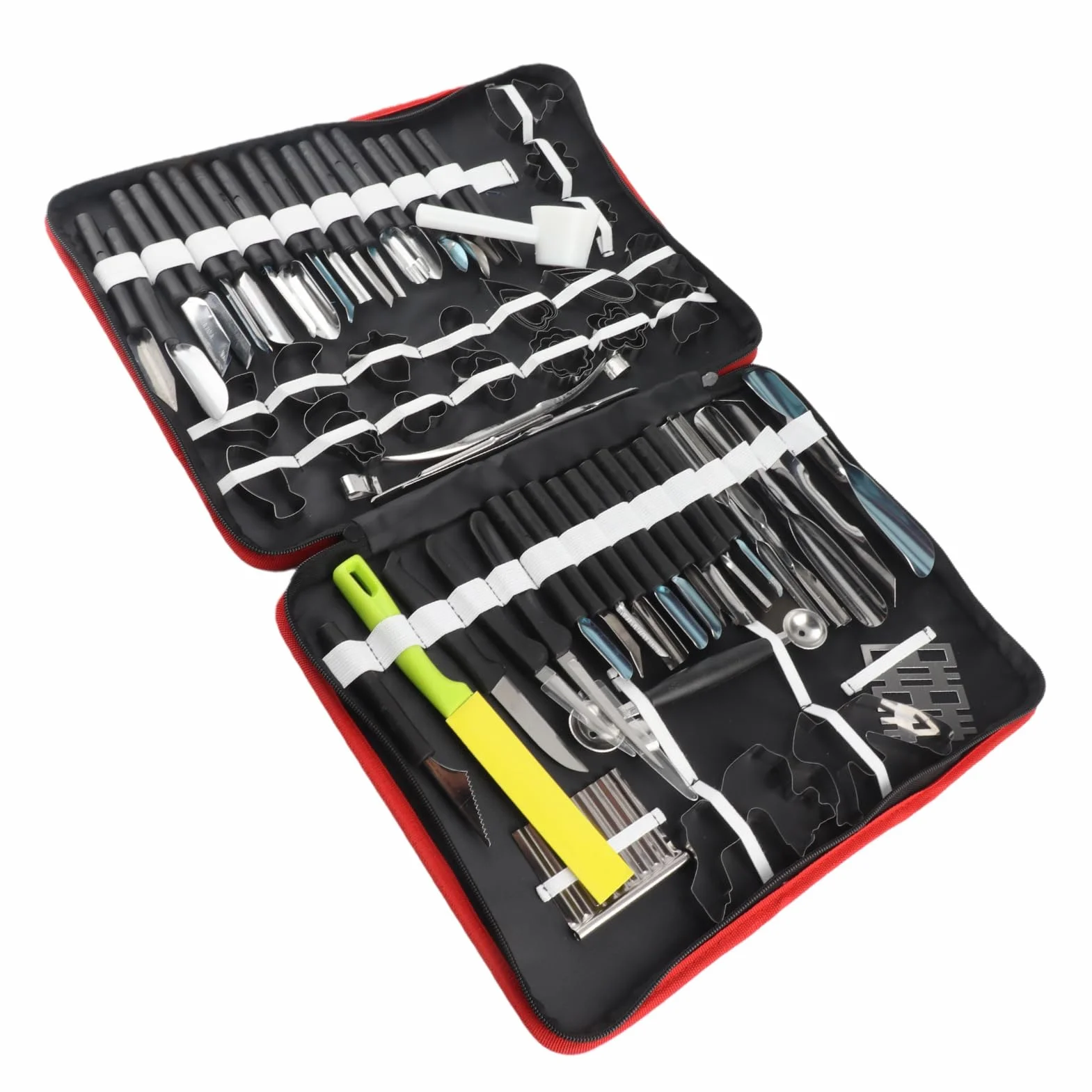 Kit de herramientas de pelado de tallado culinario de frutas y verduras, 80 piezas/juego, herramientas de modelado para esculpir y tallar en la cocina para cortar en rodajas de guarnición de frutas