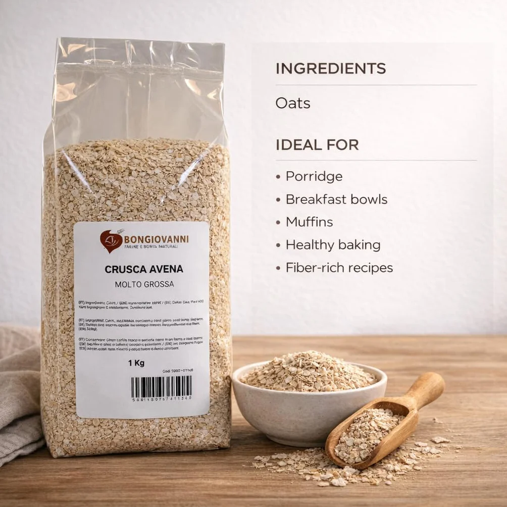 Bongiovanni Bontà Naturali Salvado De Avena Grande 1Kg
