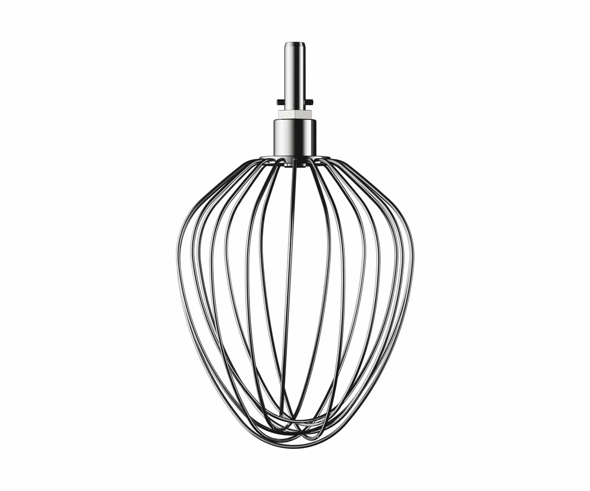 Kenwood Batidor de acero inoxidable KAT71.000SS, accesorio para robot de cocina Kenwood y batidor de globos, apto para todos los procesadores de cocina Chef XL, apto para lavavajillas, plata