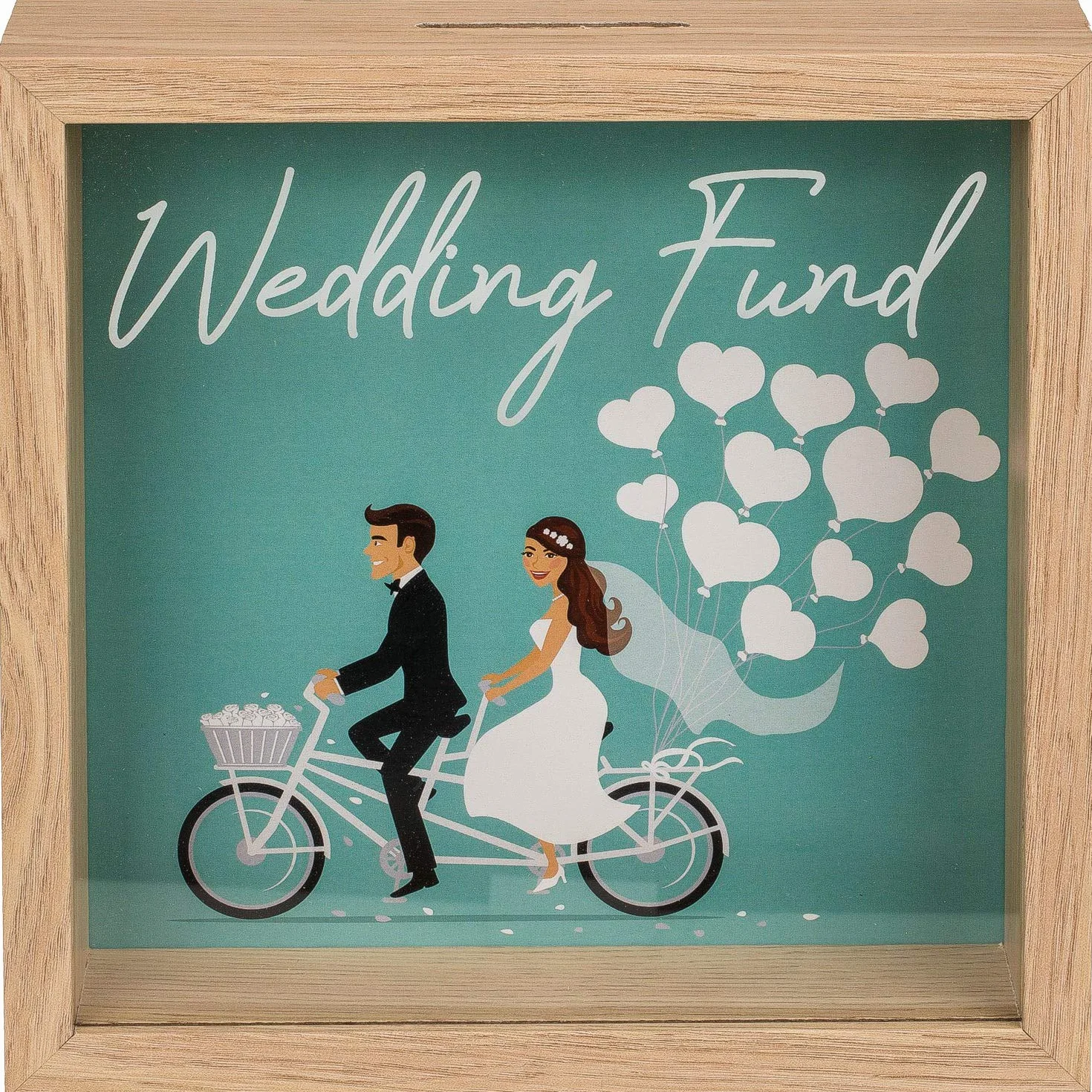 Hucha de Madera para Boda 20 x 20 cm