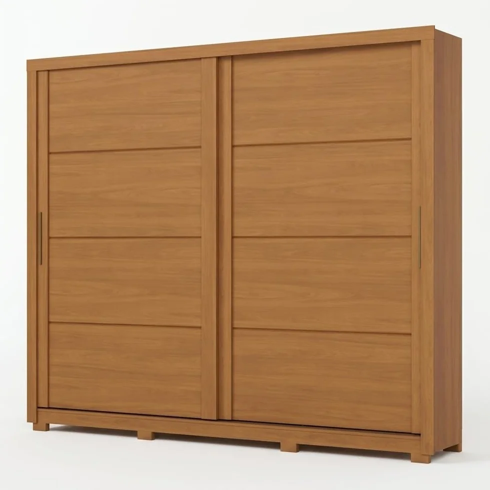 Armario Puertas Correderas Genius - Natural Roble Canela