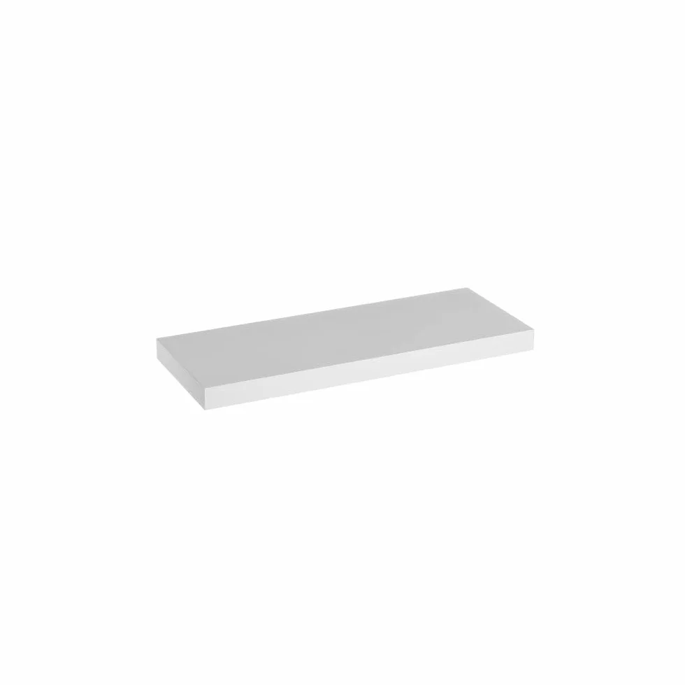 LOLAhome Estante de Pared Flotante Madera MDF Blanco 60x23,5 cm
