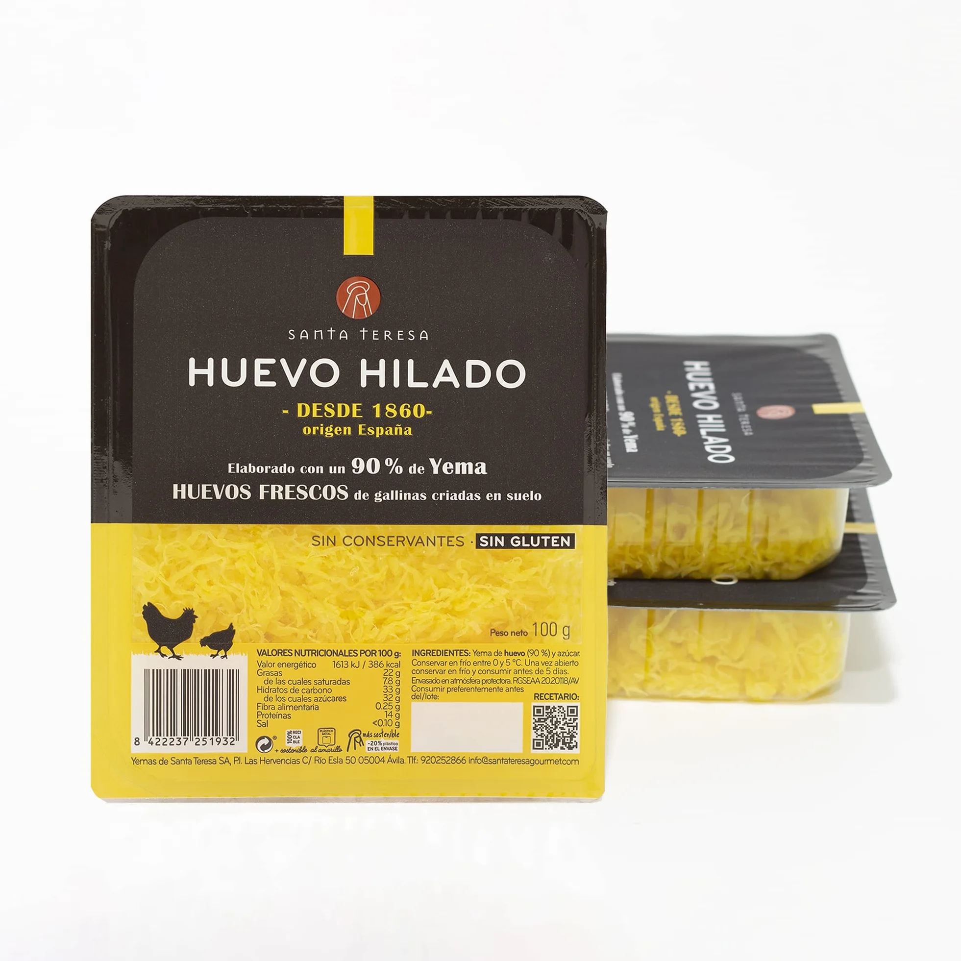 Santa Teresa Huevo Hilado Natural 100g Sin Gluten