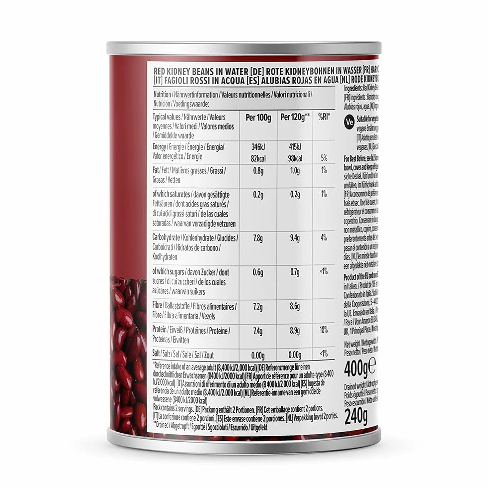 Alubia Roja En Agua, 400g