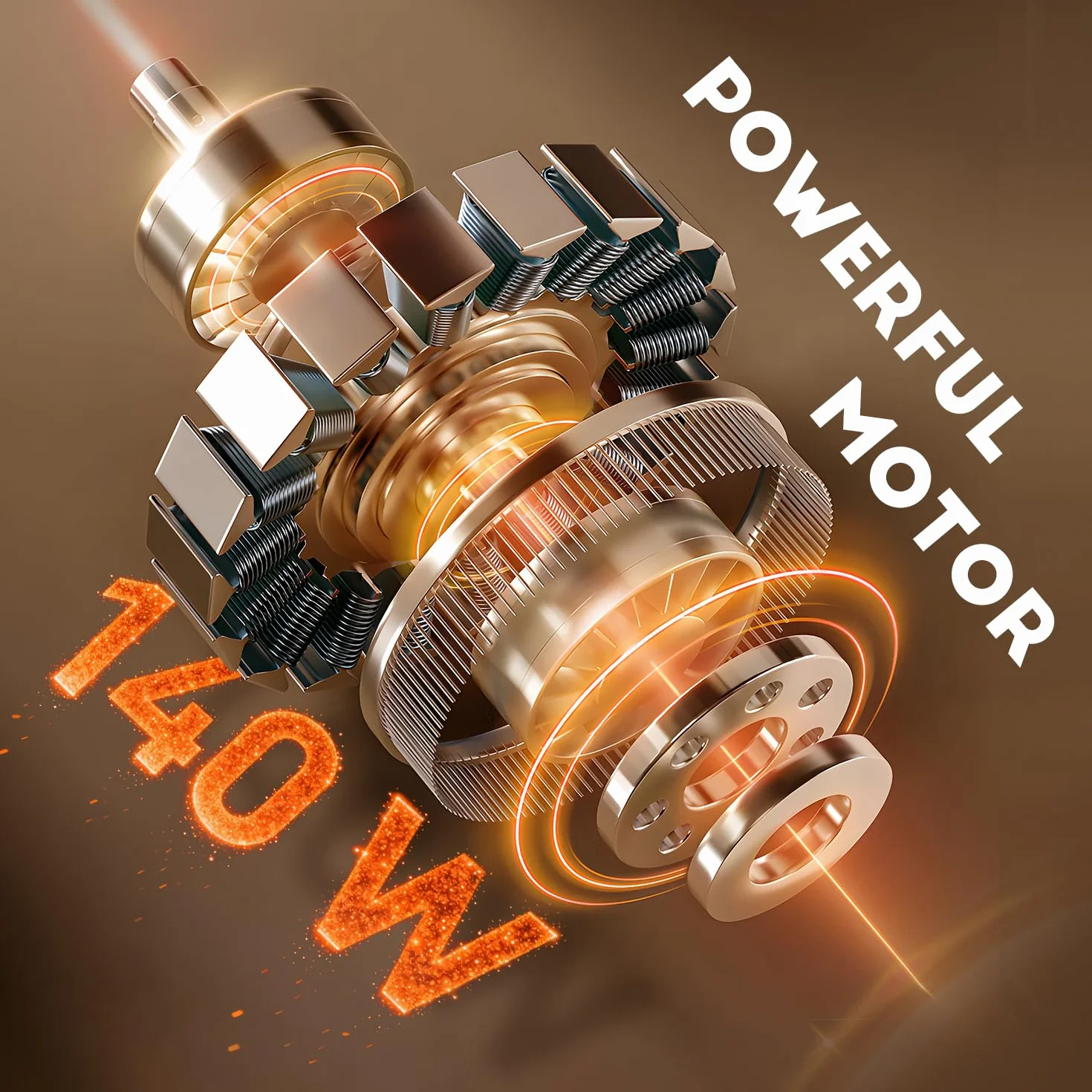 CGOLDENWALL Máquina de Pasta Eléctrica, Motor de 140W con 2 Cuchillas (1.5 mm/4 mm) y 9 Grosores Ajustables de 0.3-3 mm, Acero Inoxidable para Hacer Fideos Fresca Casera