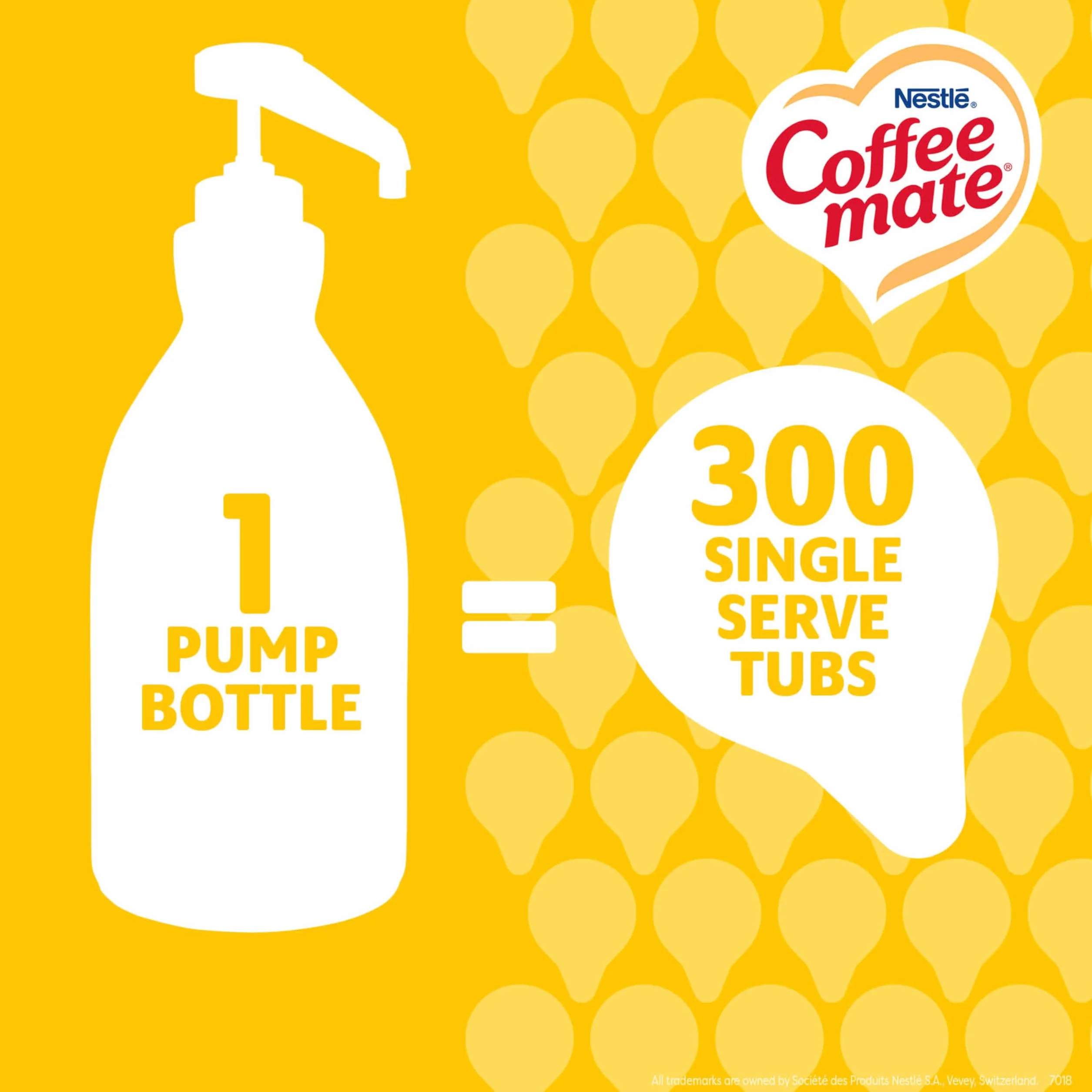 NESTLE COFFEE-MATE Coffee Creamer Hazelnut 1.5L Liquid Pump Bottle Pack of 2