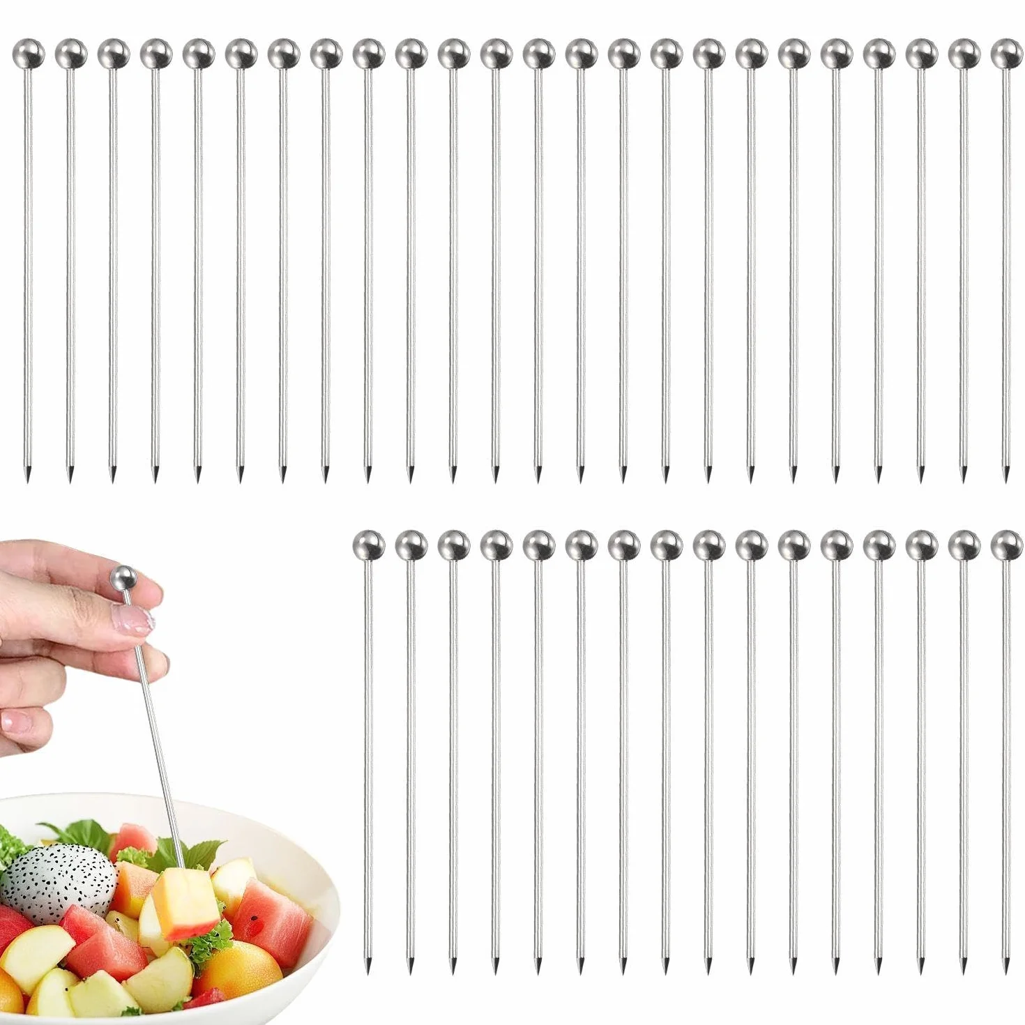 Letreros De Frutas De Acero Inoxidable Creativos, Letreros De Cócteles Y Herramientas De Cocina