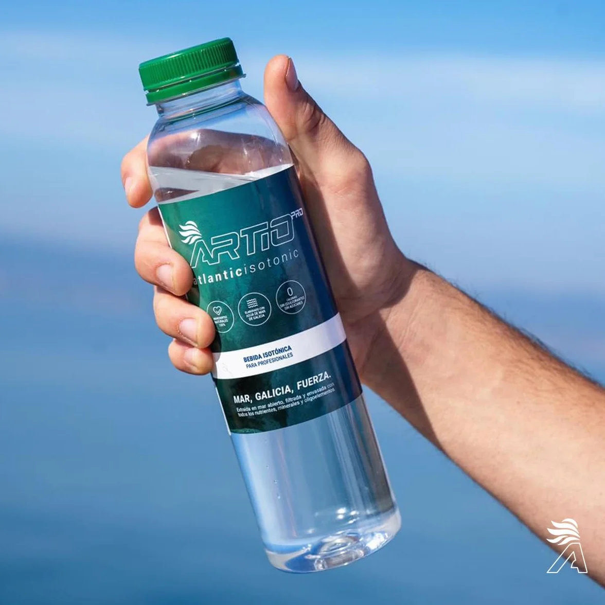 Artio PRO Agua de Mar Atlántica 12 x 500ml Hidratación Natural con Electrolitos Sin Azúcar