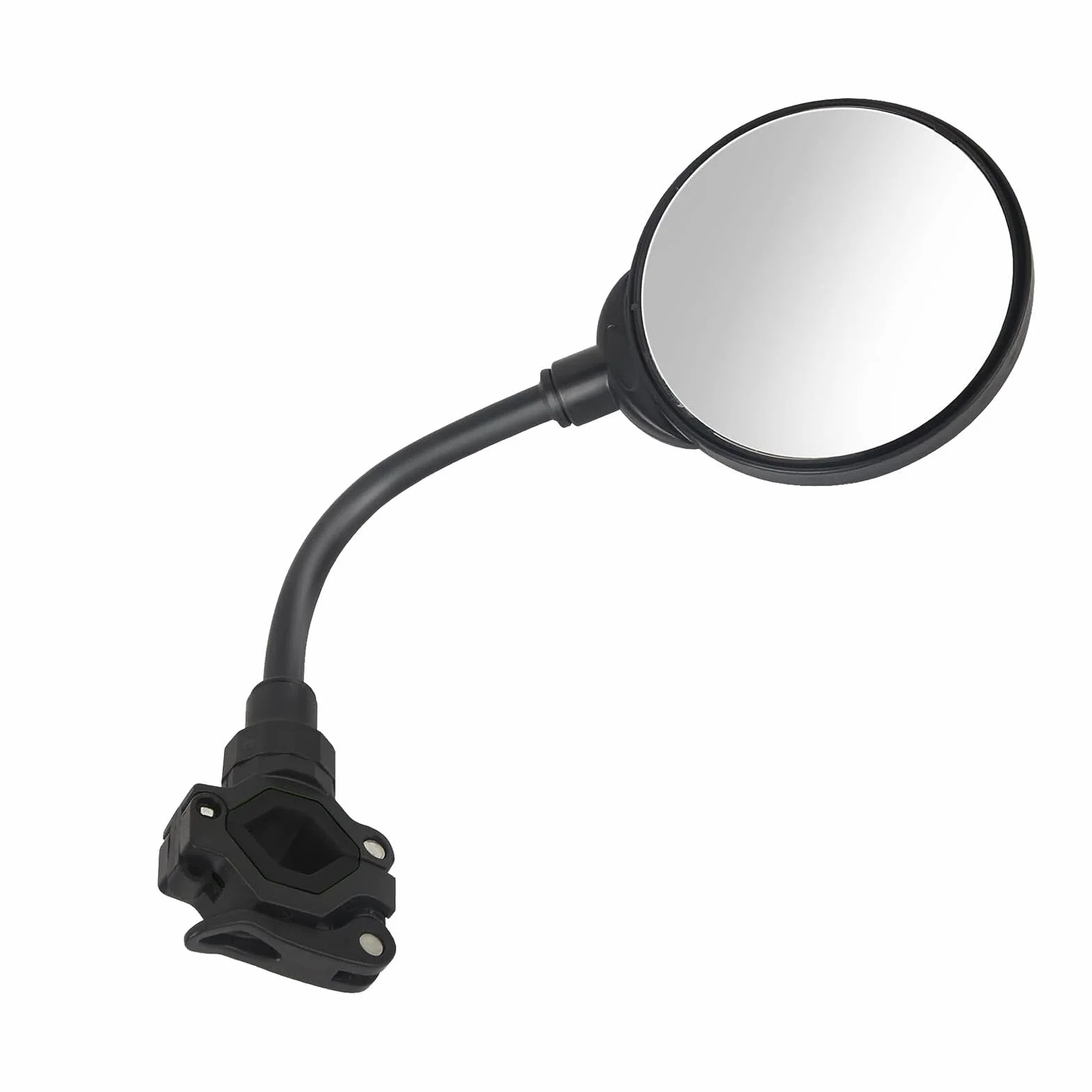 Espejo giratorio flexible para cochecito de bebé, visión de seguridad de gran angular, montaje seguro, diseño ajustable, espejo de seguridad convexo fácil de instalar