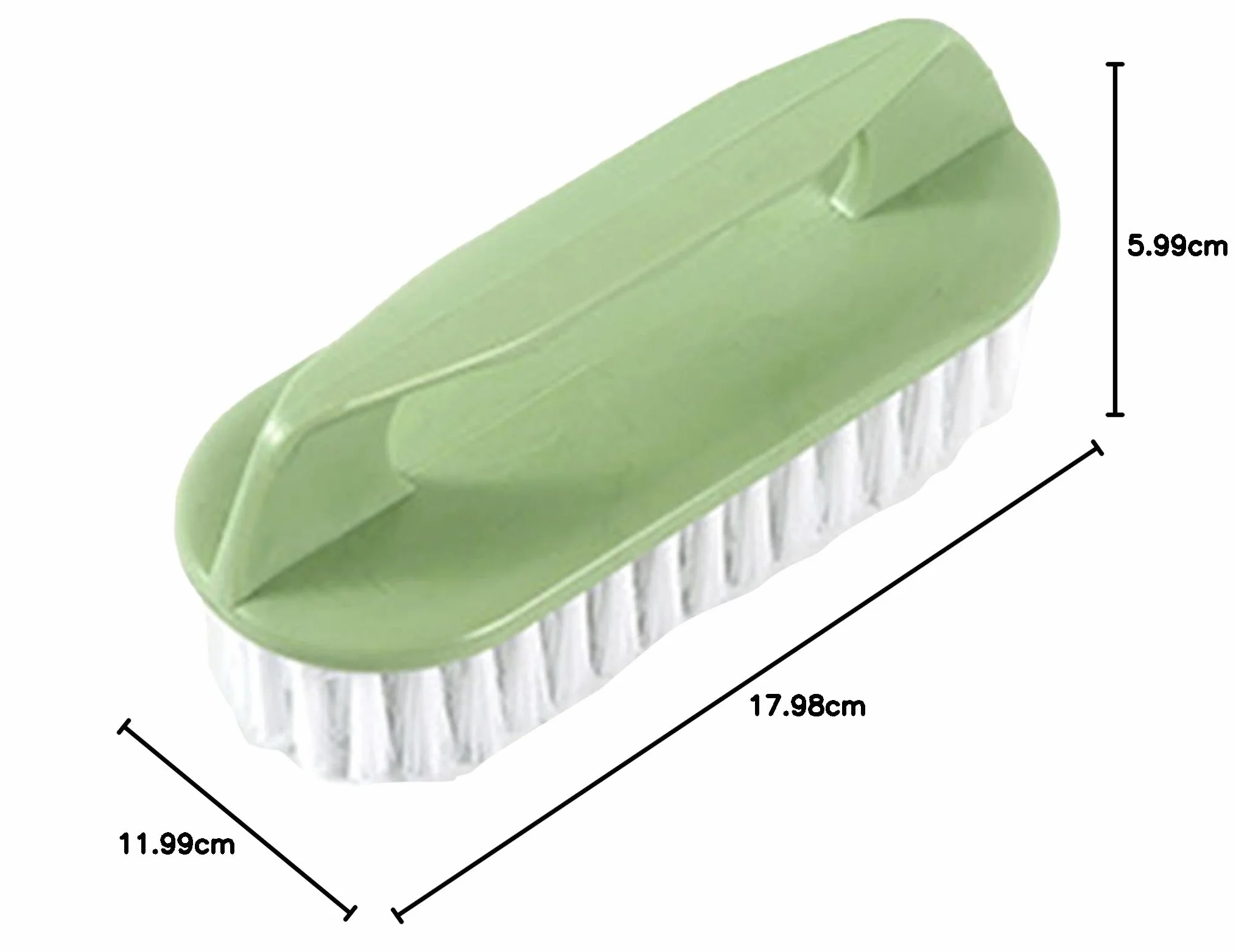 Cepillo de Matorral Beufee, Cepillo de Lavado de Ropa de Ropa Suave, fácil de agarrar para el hogar (Verde)