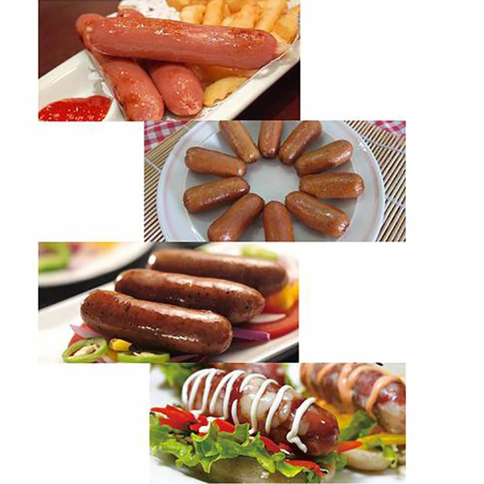 Tubos de comestibles Duroecsain para salchichas, tripa de cerdo 9,8 pies