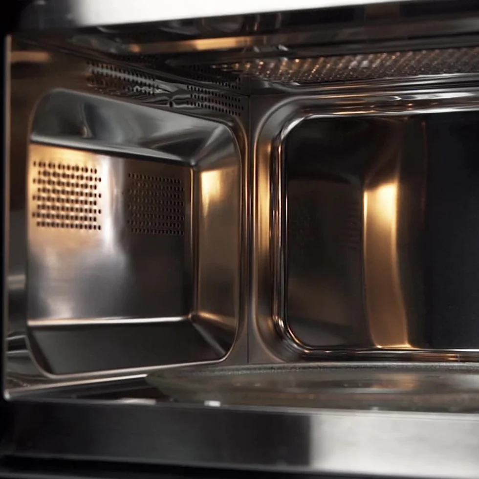 Cecotec Microondas encastrable Digital GrandHeat 2350 Built-In SteelBlack. 900W, Integrable, 23 Litros, Grill, 9 funciones preconfiguradas, Quick Start, Temporizador