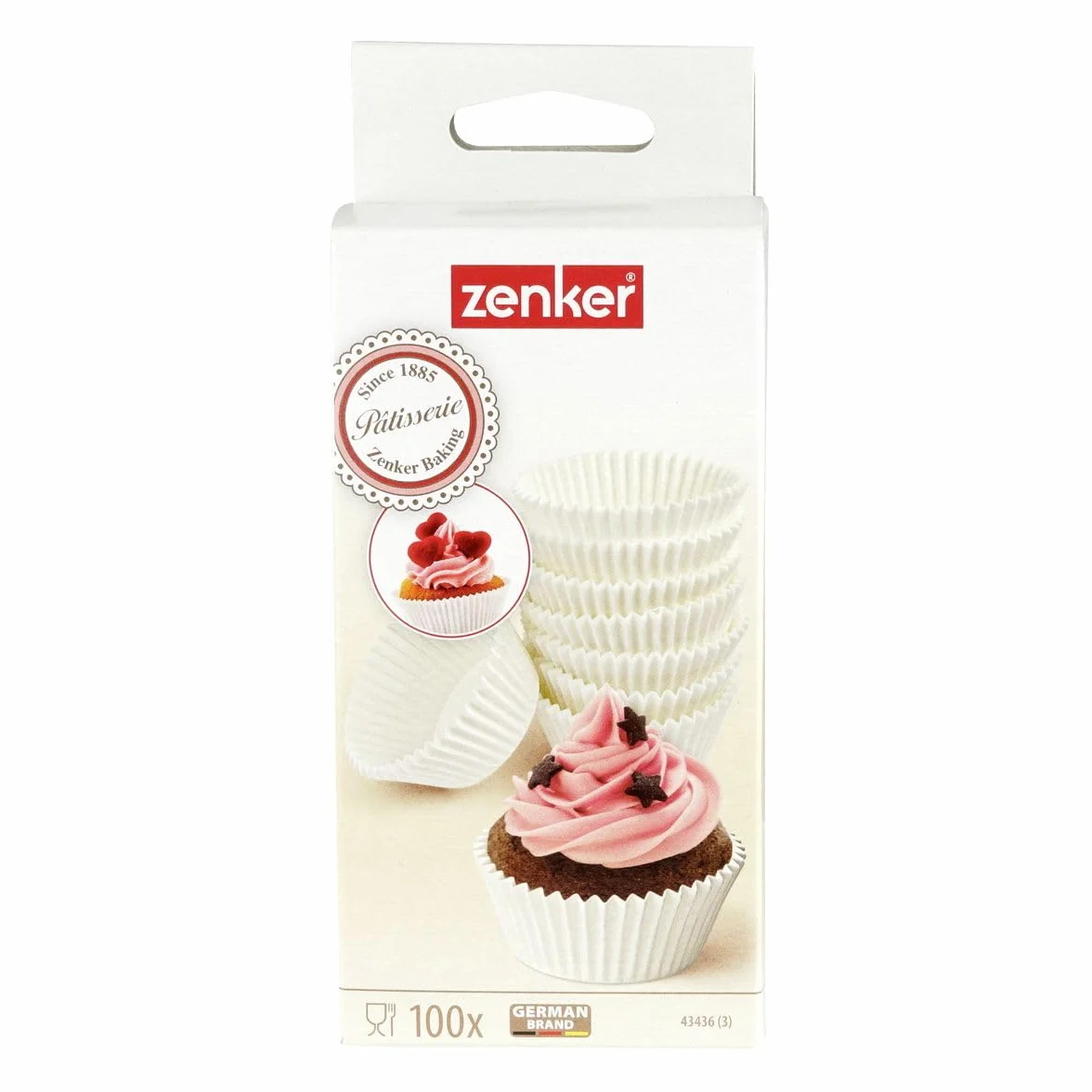 Zenker Cápsulas Magdalenas Papel 5cm Pack 100 uds
