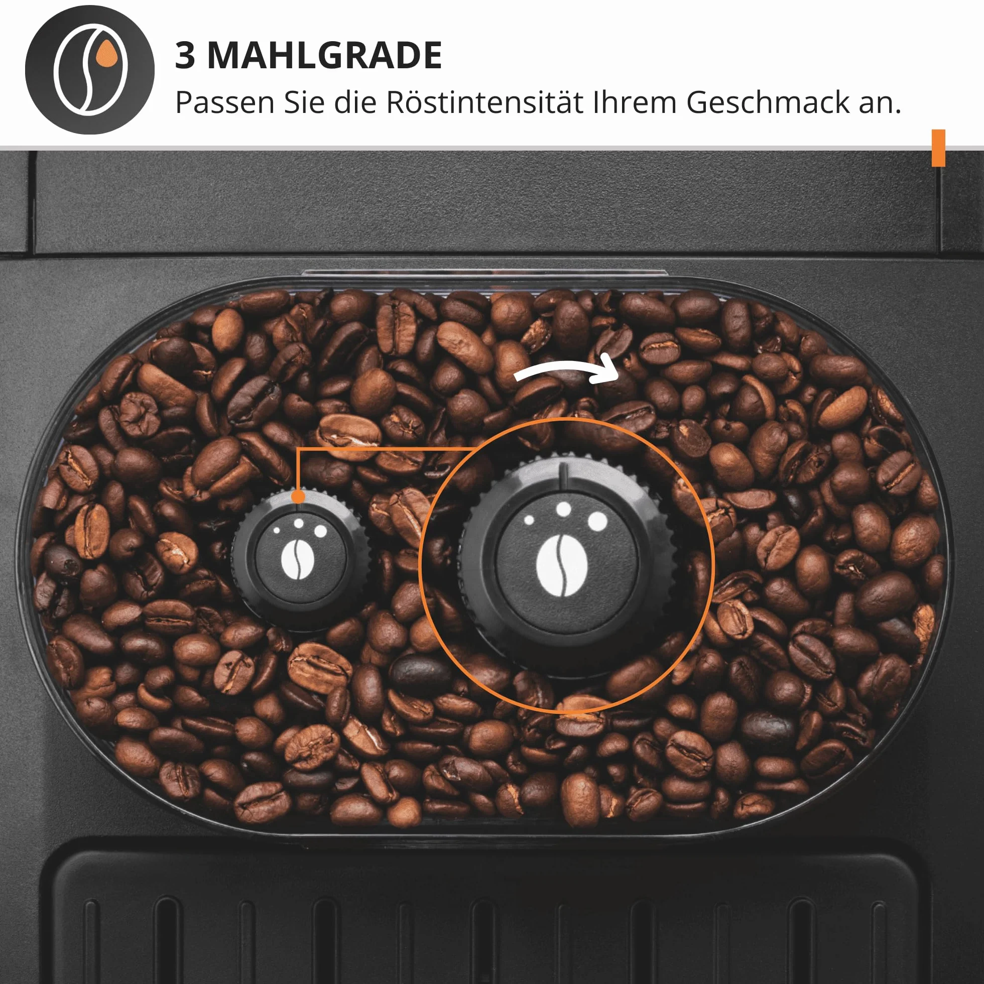 Krups Máquina de café Essential, molinillo de granos, cafetera espresso, pantalla LCD, limpieza automática, boquilla de vapor para capuchino negro YY8135FD