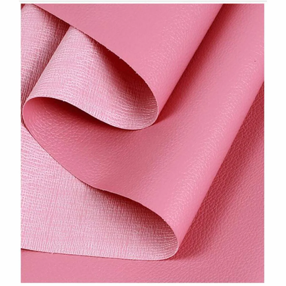 Material de tela de piel de vinilo, tela de polipiel, material de tela de tapicería, tela de cuero por metro, textura de lichi, impermeable (1,38 x 1 m)