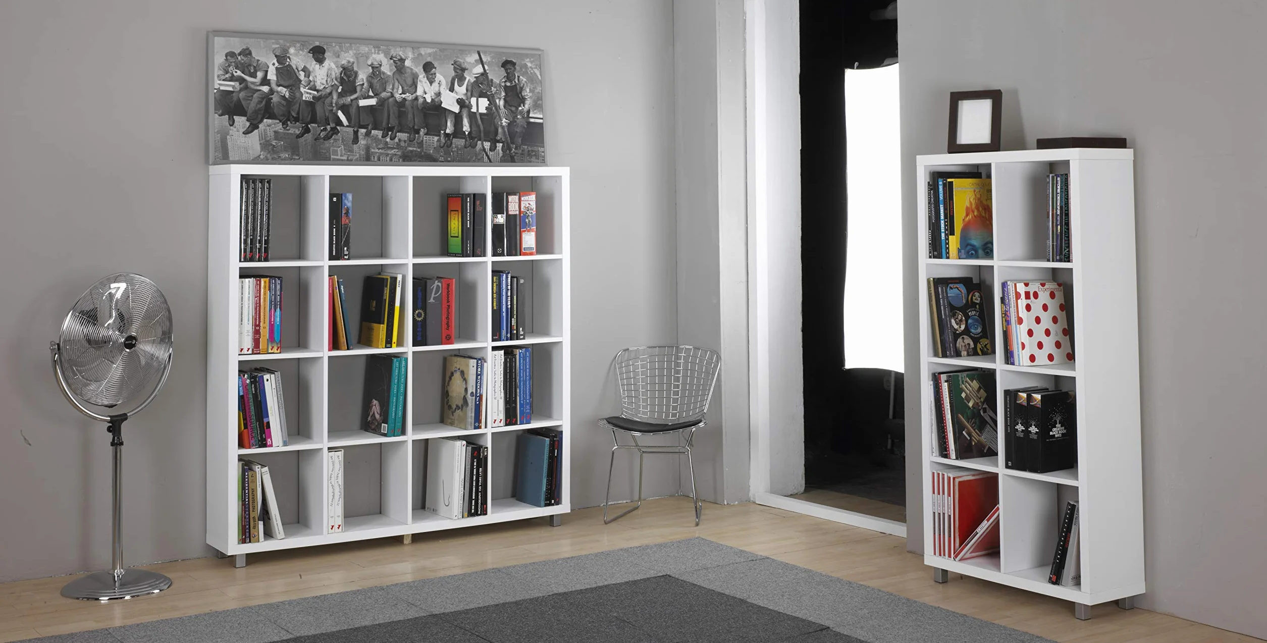 Kit Closet estantería kubox 8 huecos blanco 153 x 76 x 29
