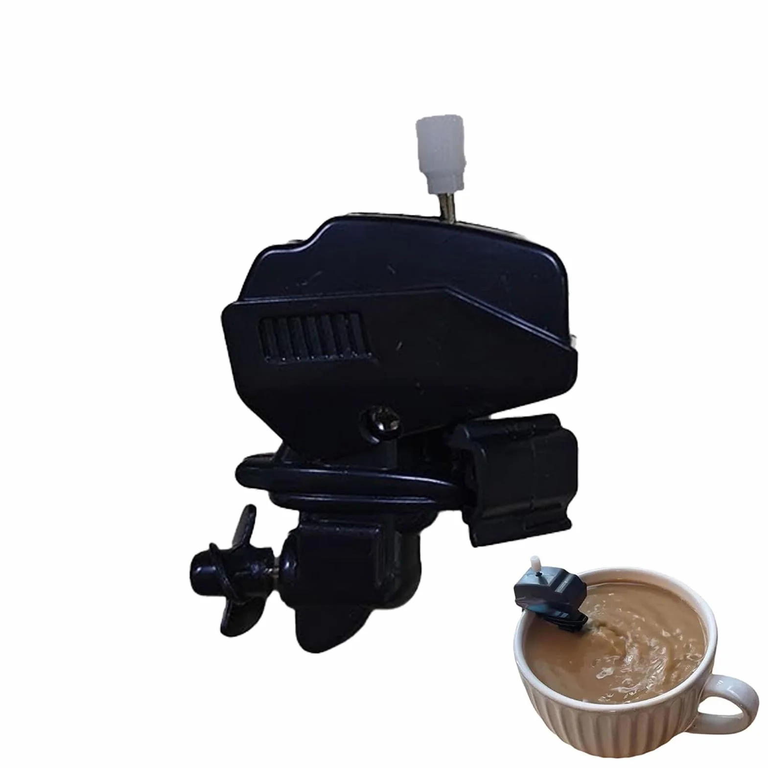 Outboard Motor Coffee Stirrer Electric Boat Shape Creative Stirring Sticks Beverage Mixing Equipment