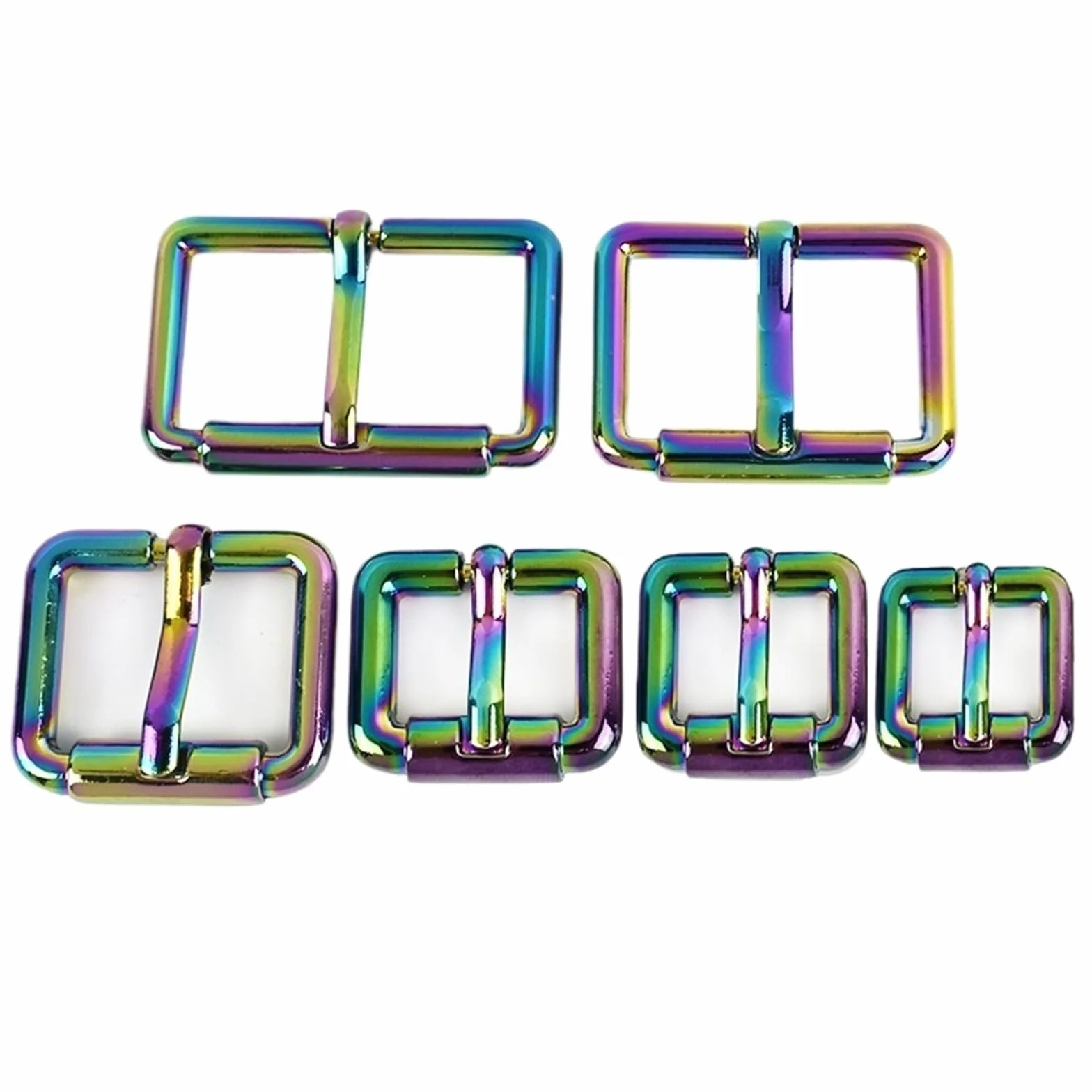Hebilla Deslizante 10 hebillas ajustables de metal a 38 mm for correas bolsos, mochilas cuero, pasador rodillo, accesorios bricolaje Para CinturóN
