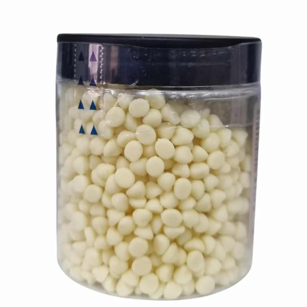 Pepitas de Chocolate Blanco Sin Gluten, Chispas de Chocolate para Repostería, 200g