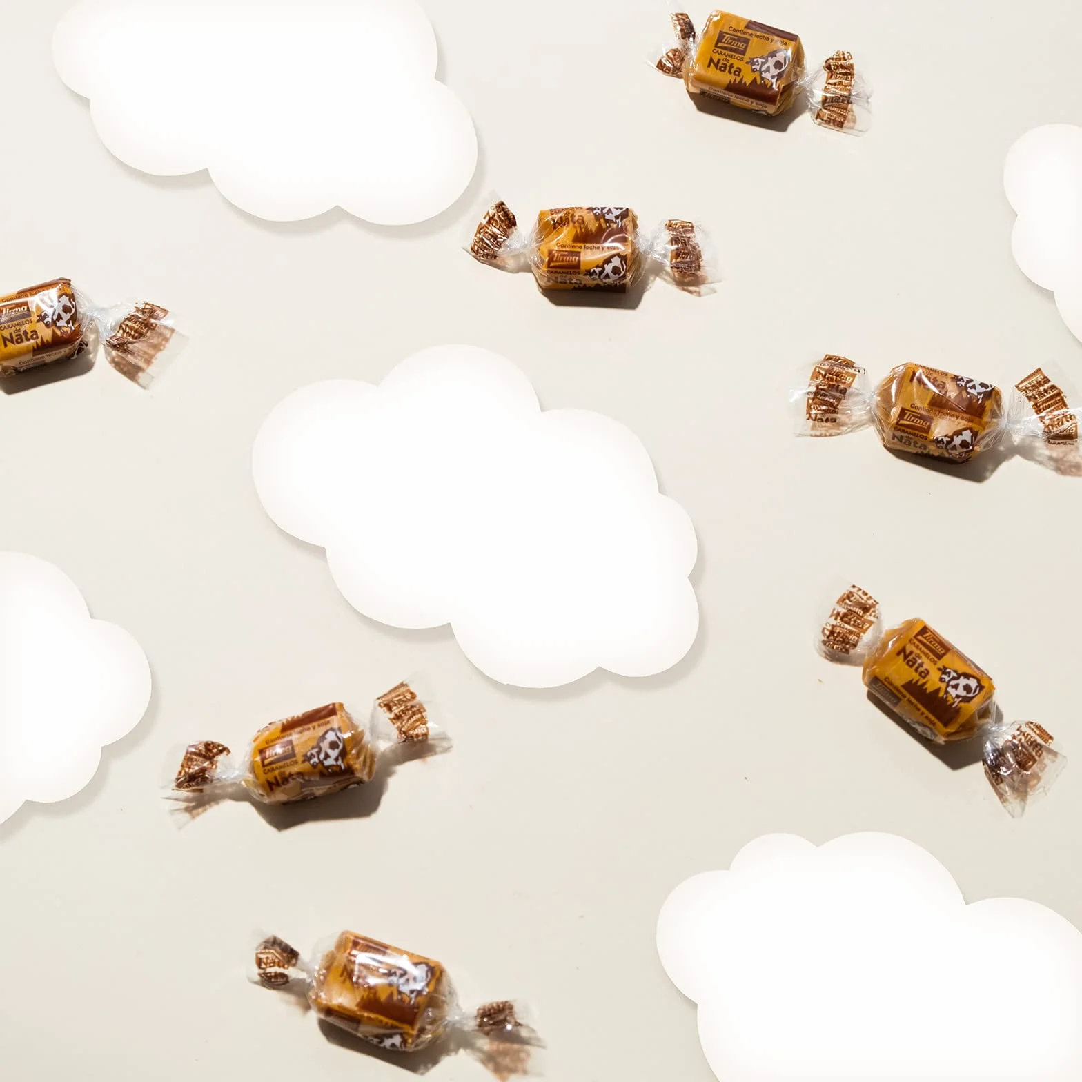 Tirma Caramelos Blandos de Nata 125 g Sin Gluten Envueltos Individualmente