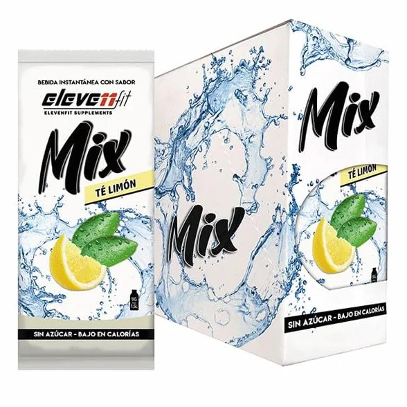 Eleven Fit Mix Instantáneo Sabor Té Limón 1.5L Sin Azúcar Baja en Calorías Caja 24 Sobres