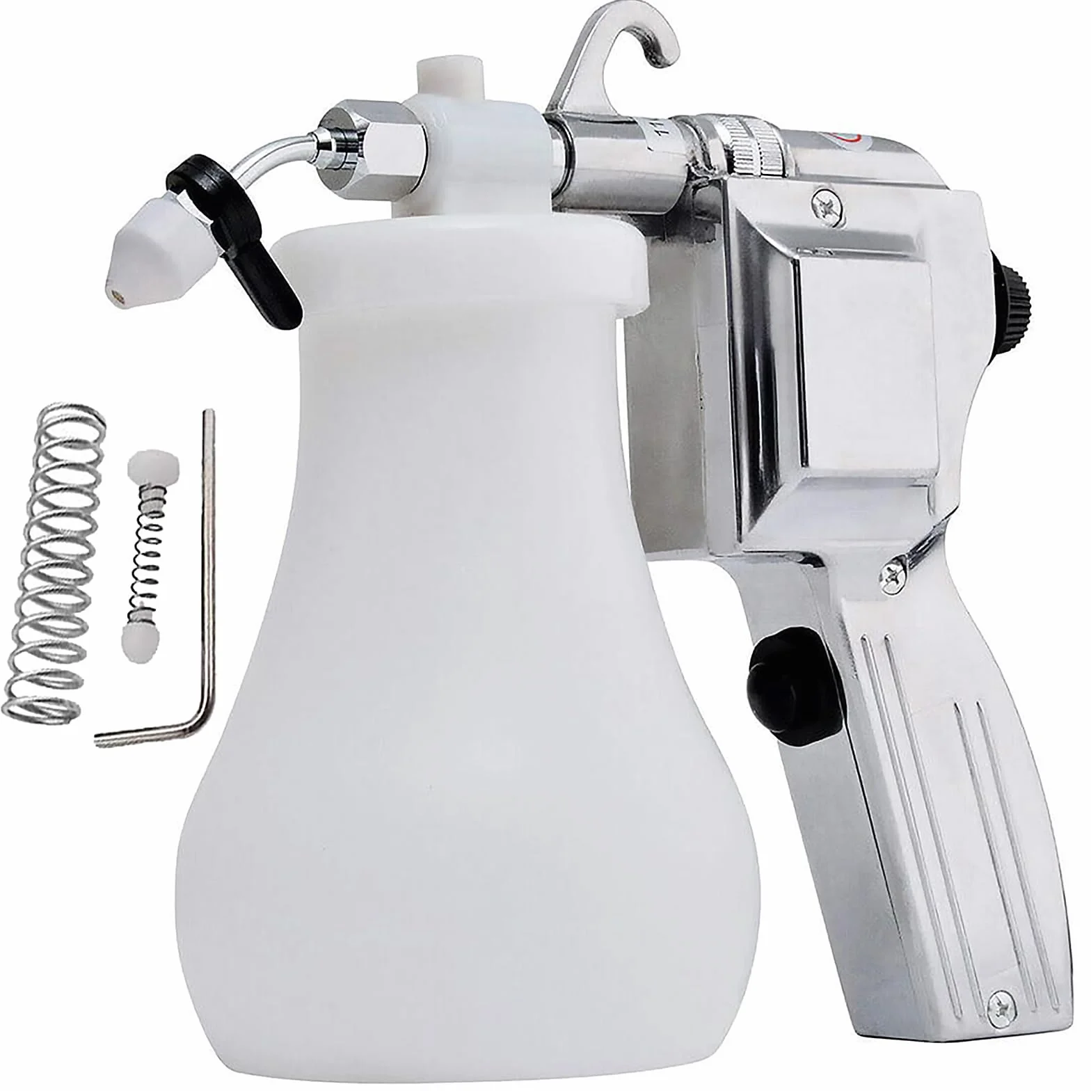 Pistola eléctrica de limpieza de manchas textiles, spray de alta presión con boquilla ajustable y mango ergonómico para serigrafía