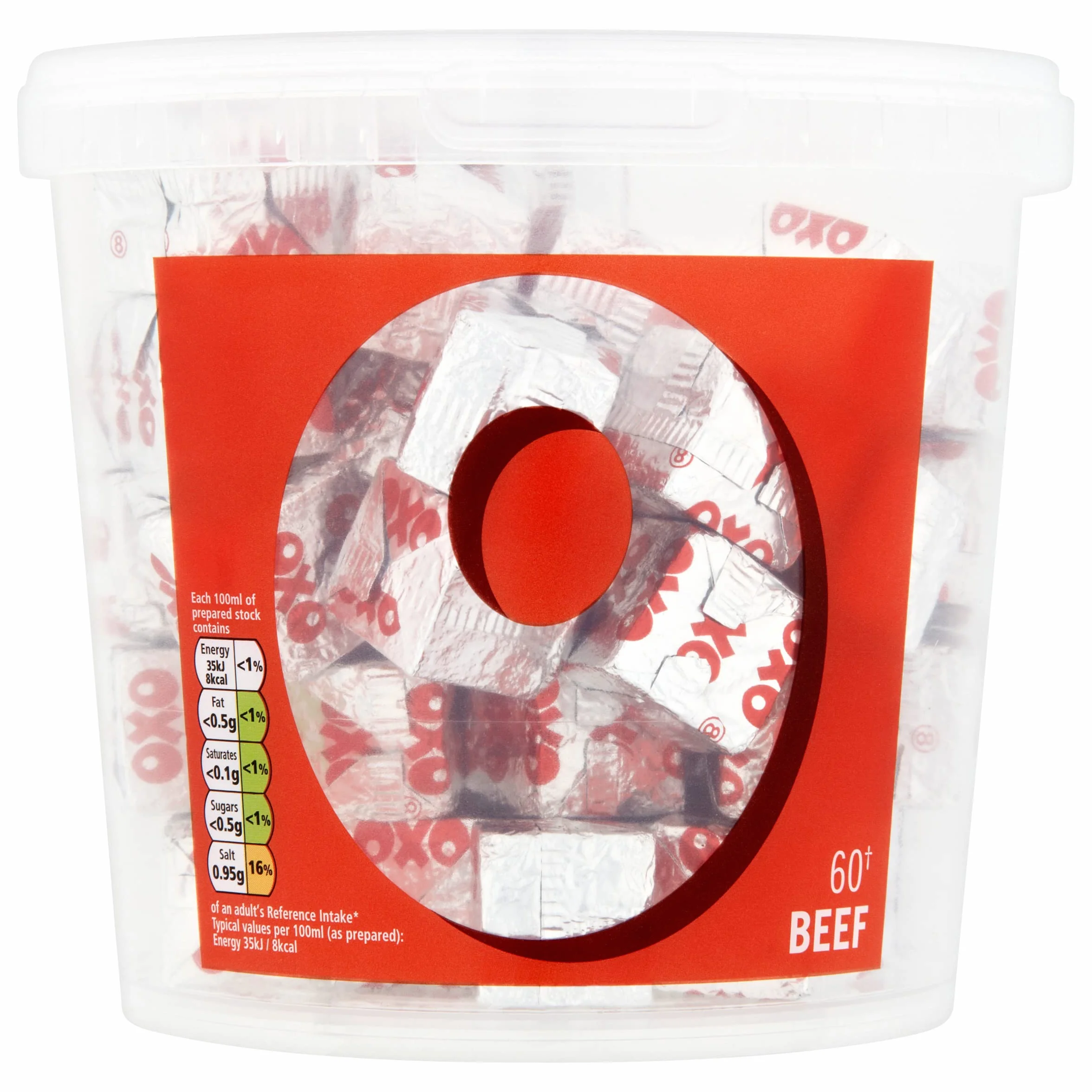 OXO Caldo de Res 60 cubos 378 g