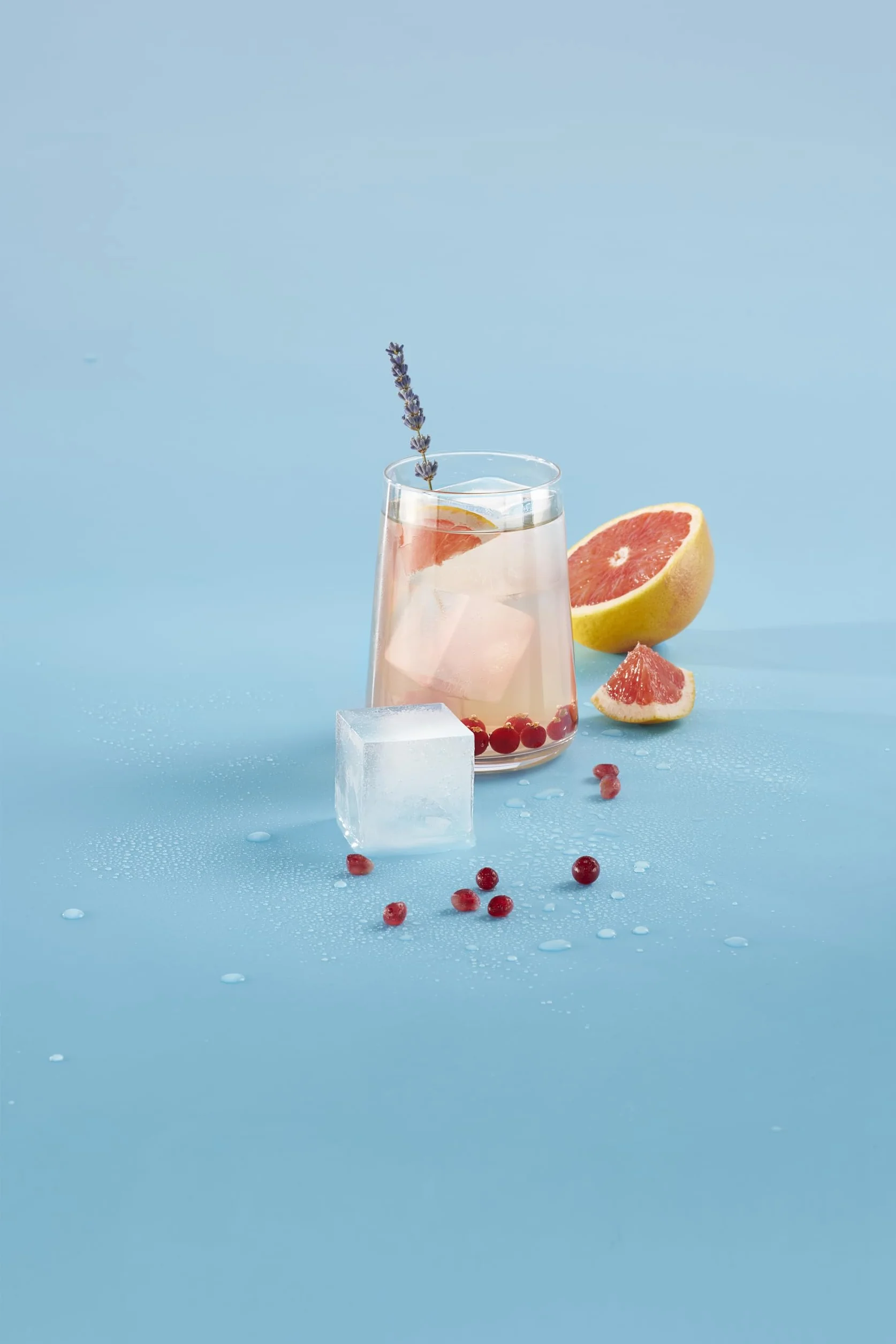 Lékué Bandeja de Silicona para Cubitos de Hielo XL Cuadrada
