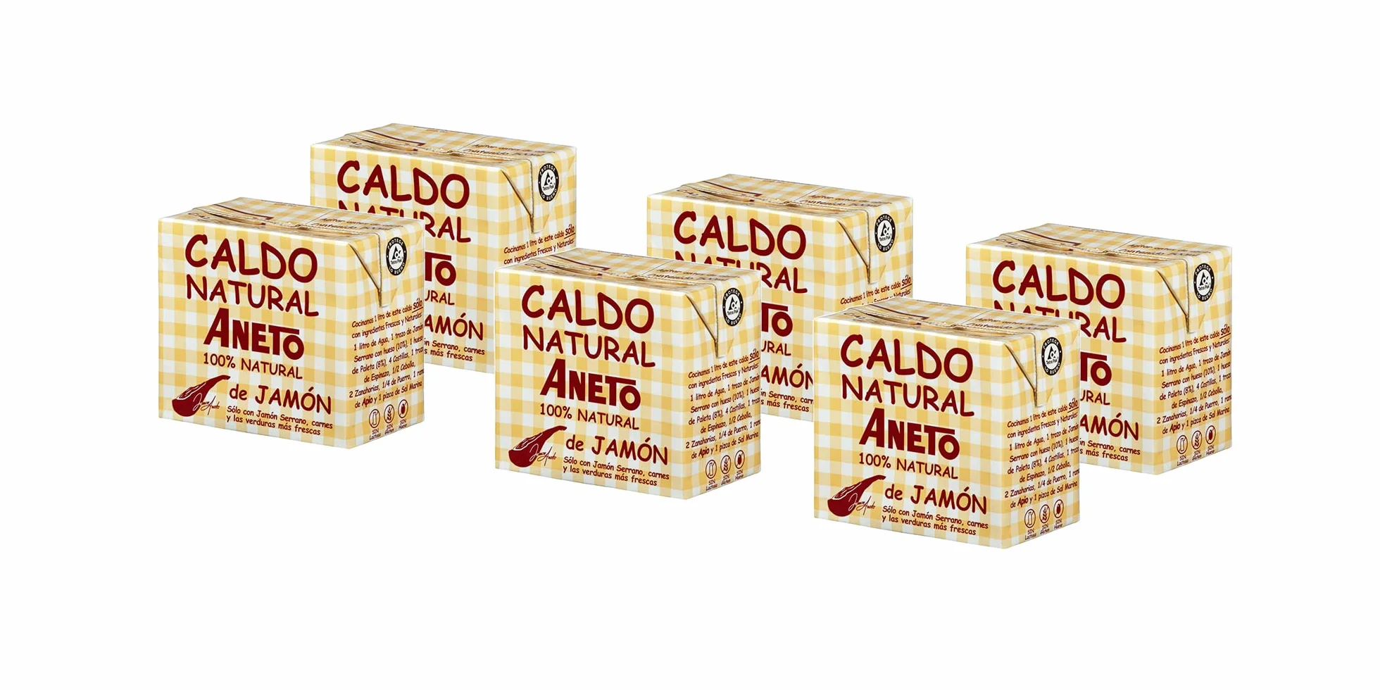 Aneto Caldo de Jamón Caja 6 x 0,5 L