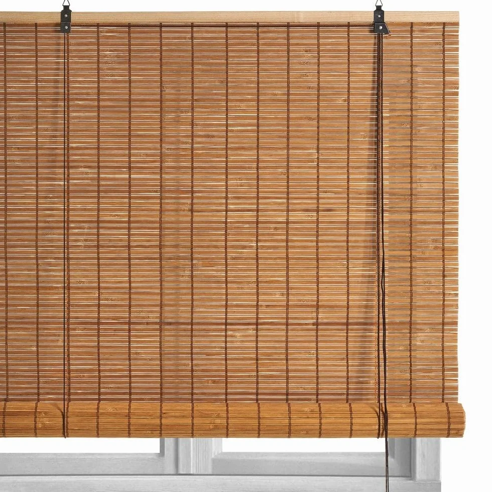 Estor Enrollable de Bambú Tostado 140x250 cm LOLAhome