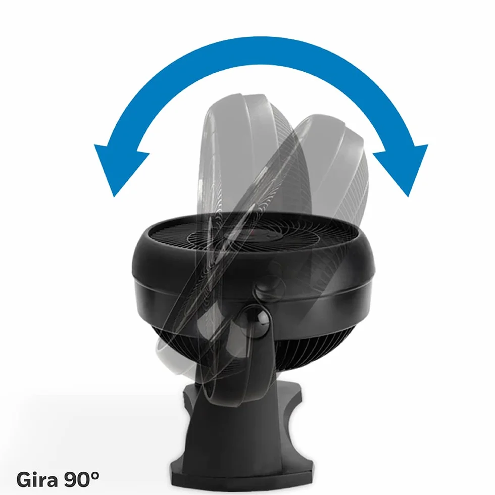 Honeywell TurboForce Ventilador Potente Silencioso, 3 Velocidades, Inclinación 90°, Anclaje Pared, Mesa, HT900E4