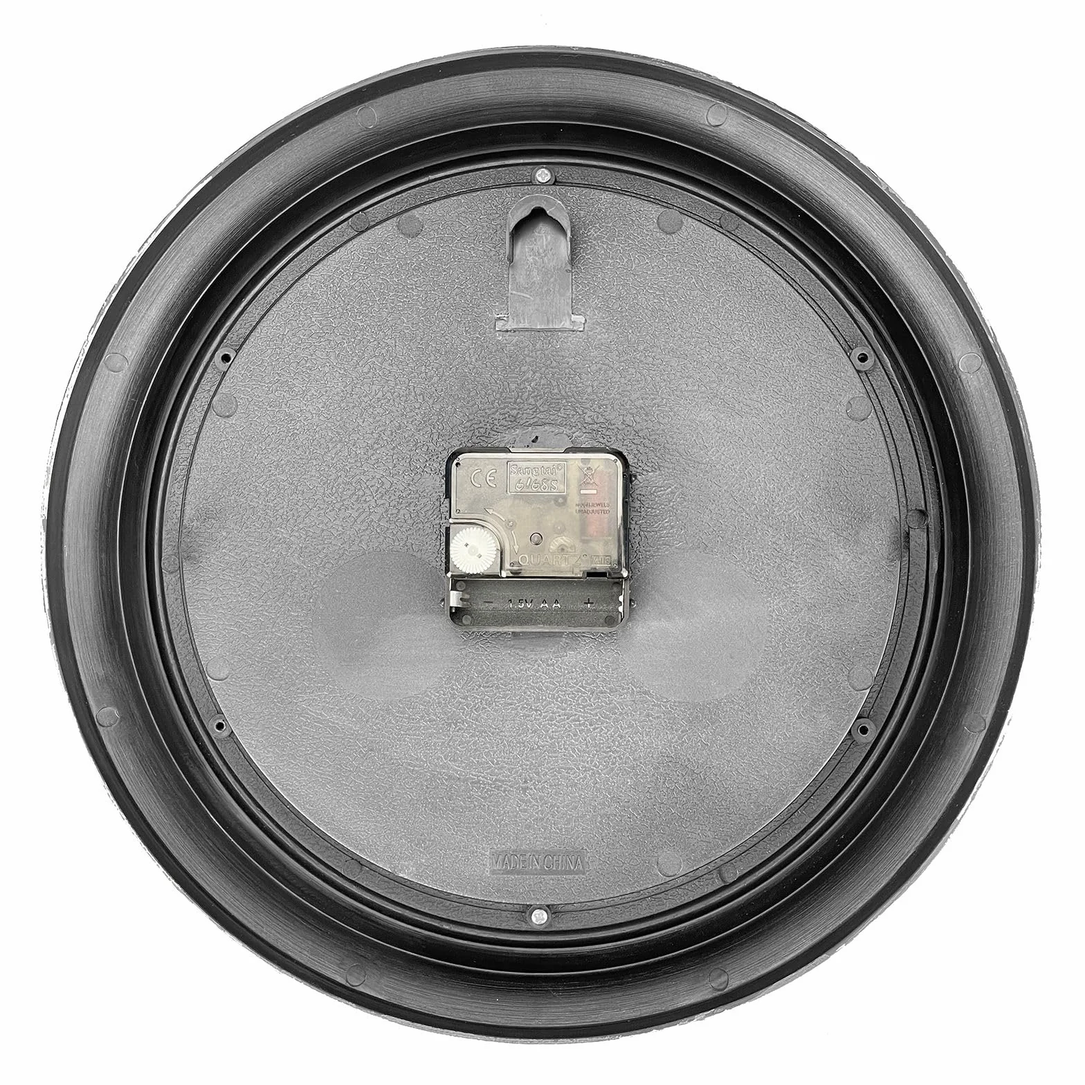 Plumeet Reloj de Pared Retro Pequeño, Silencioso Clásico 25cm sin Tic-TAC
