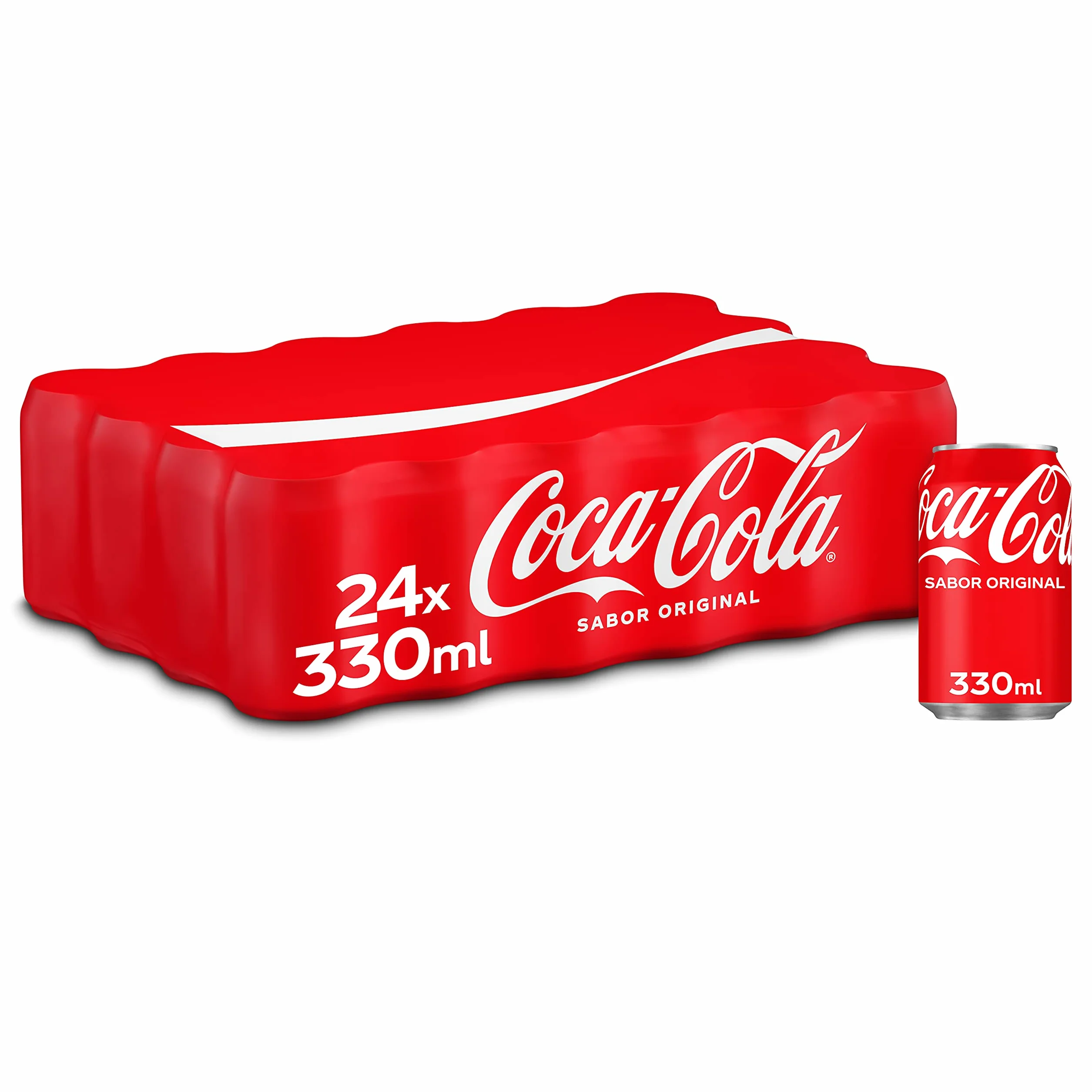 Coca-Cola Sabor Original Refresco de Cola Pack 24 Latas 330 ml