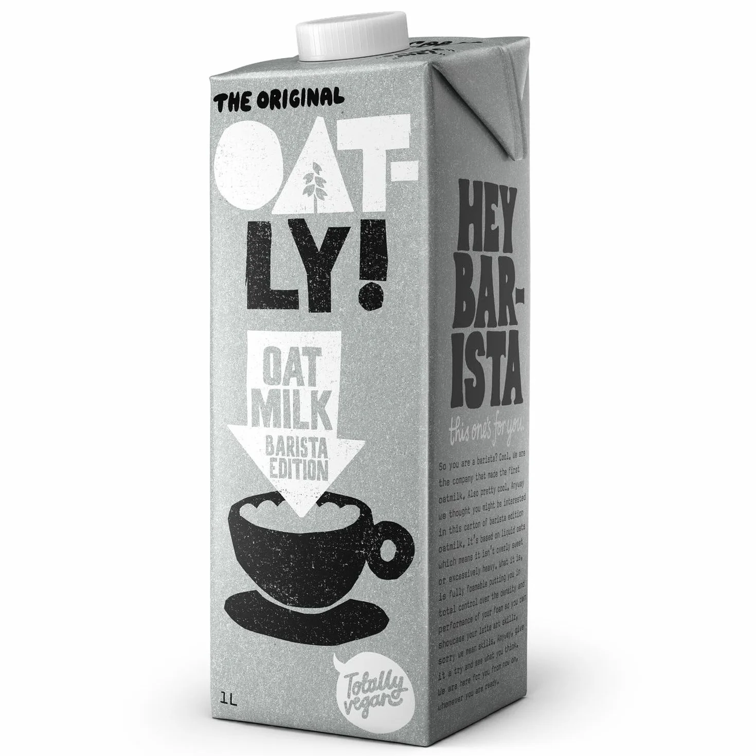 OATLY Leche de Avena Edición Barista, 6 x 1 L