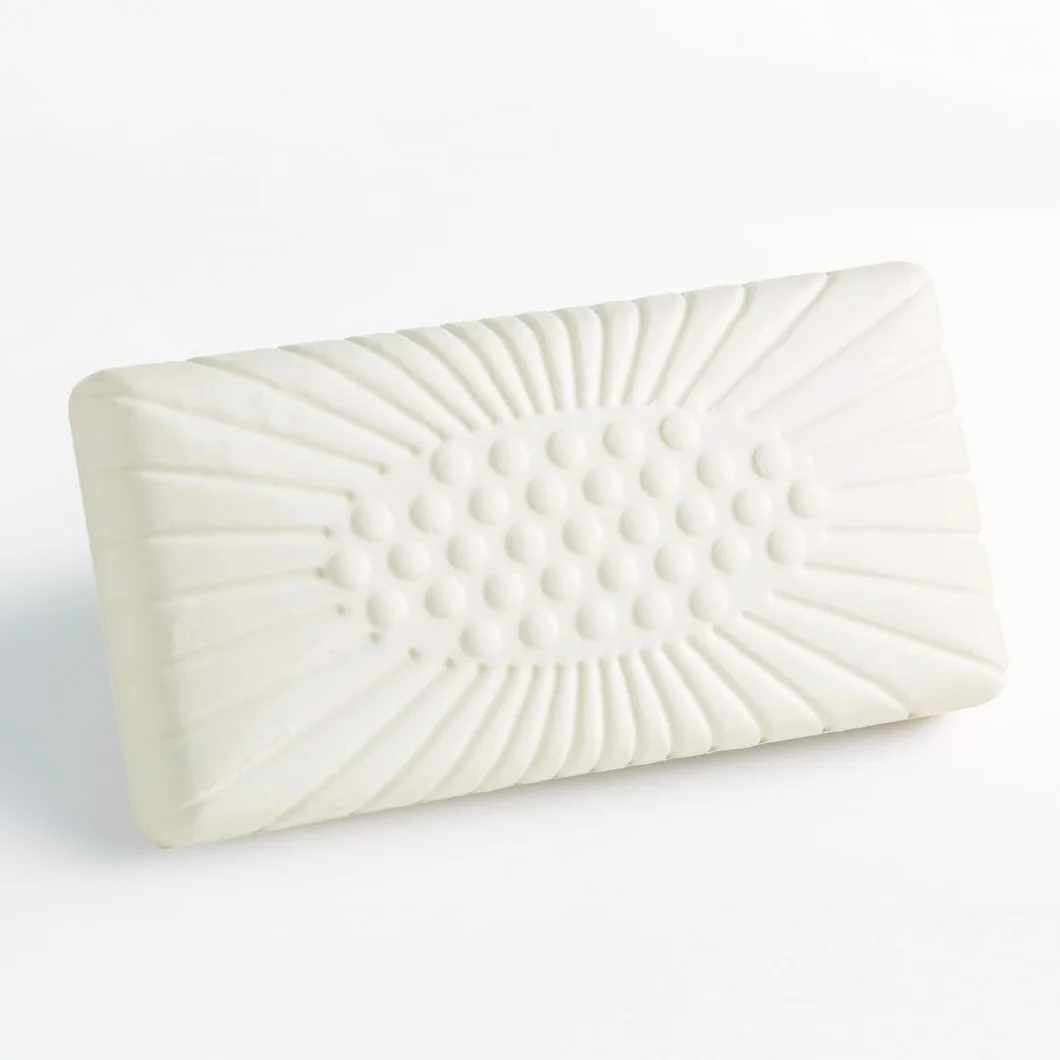 Almohada Viscoelástica Alta 100% Pura, Dolor Cervical, Personas Corpulentas, 90x33x18 cm