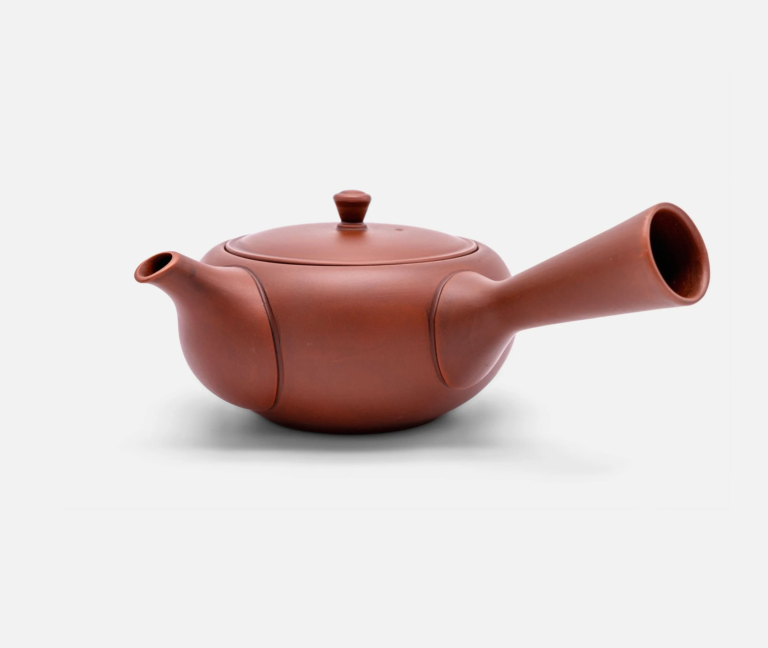 Azmaya Tokoname Red Clay Handcraft Japonés Kyusu Tetera - 300 Ml
