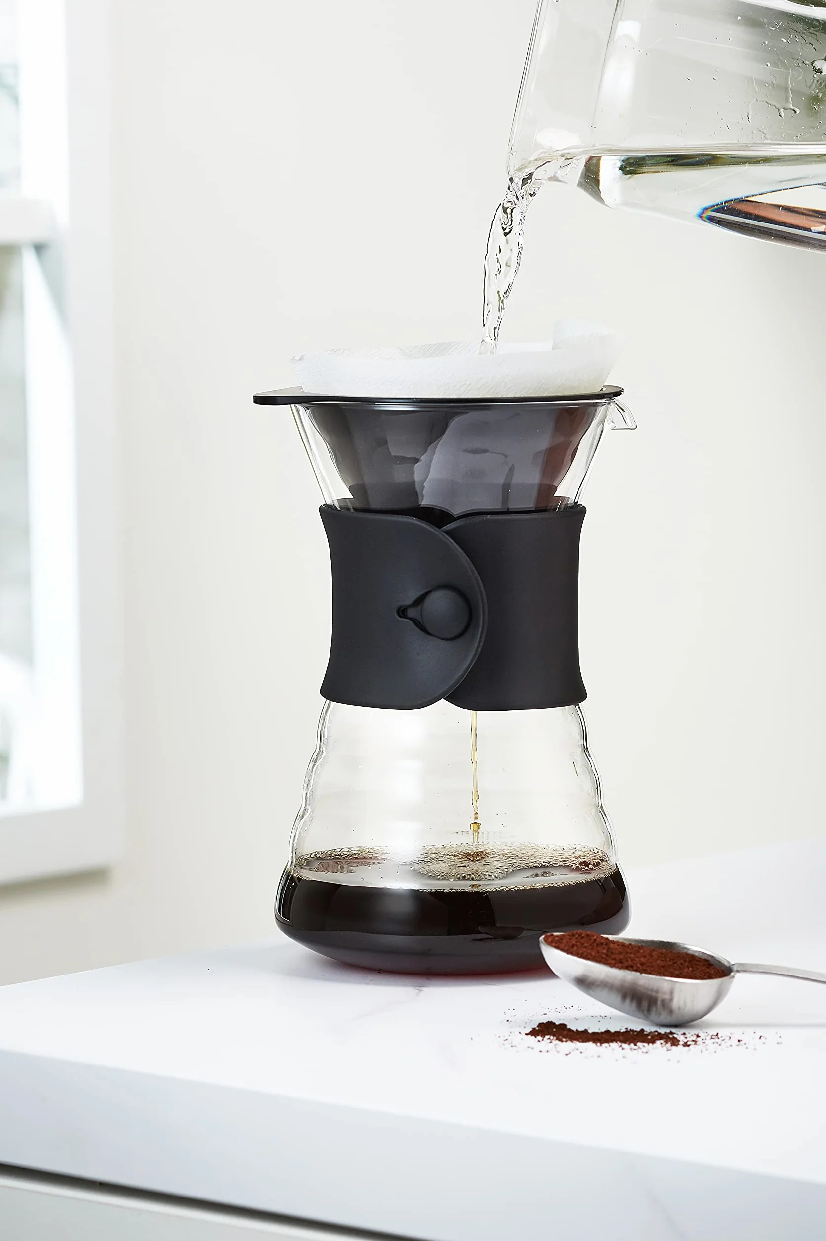 Hario Cafetera de Goteo y Server, Transparente, centimeters