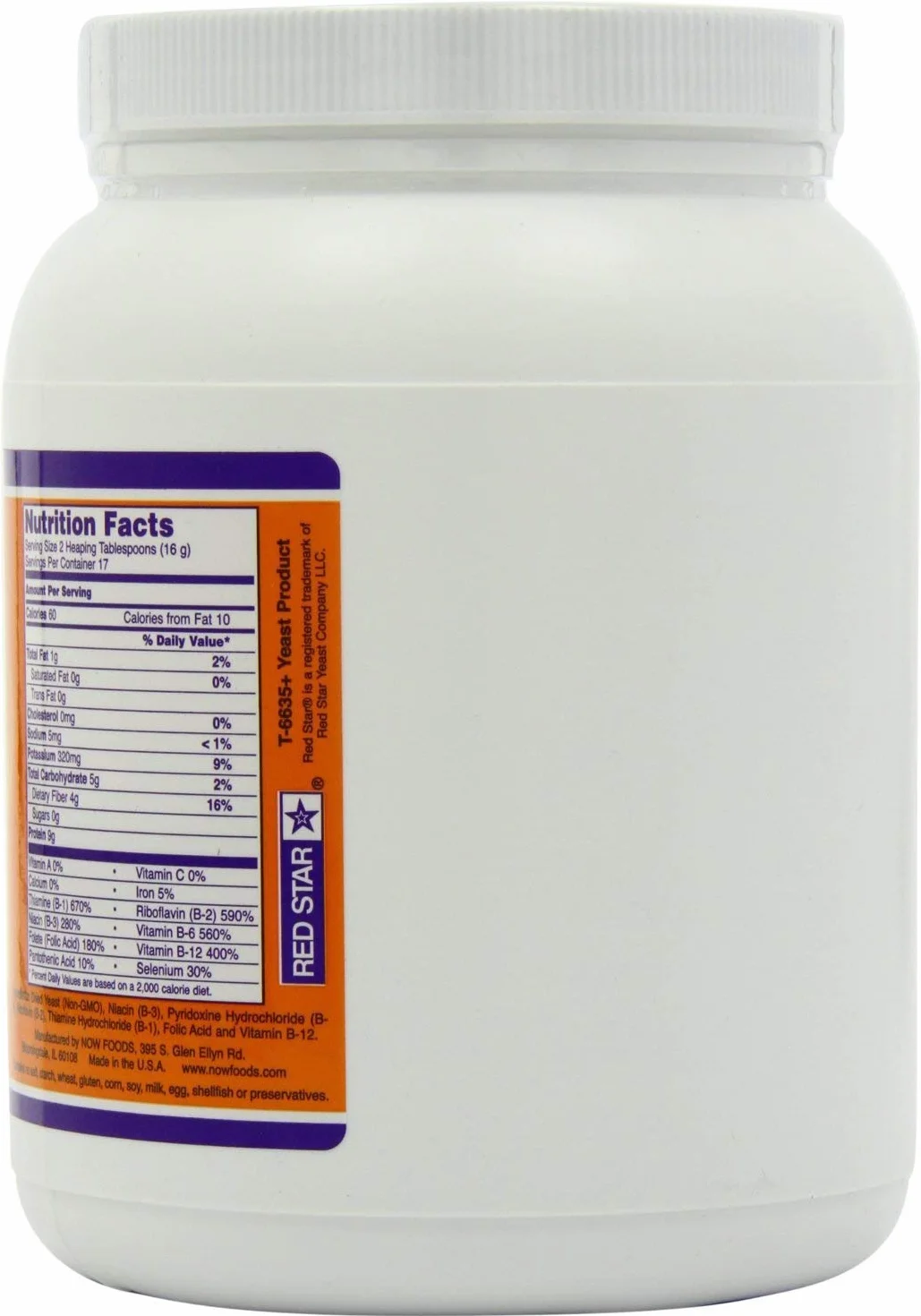 NOW Foods Nutritional Yeast Flakes 284g