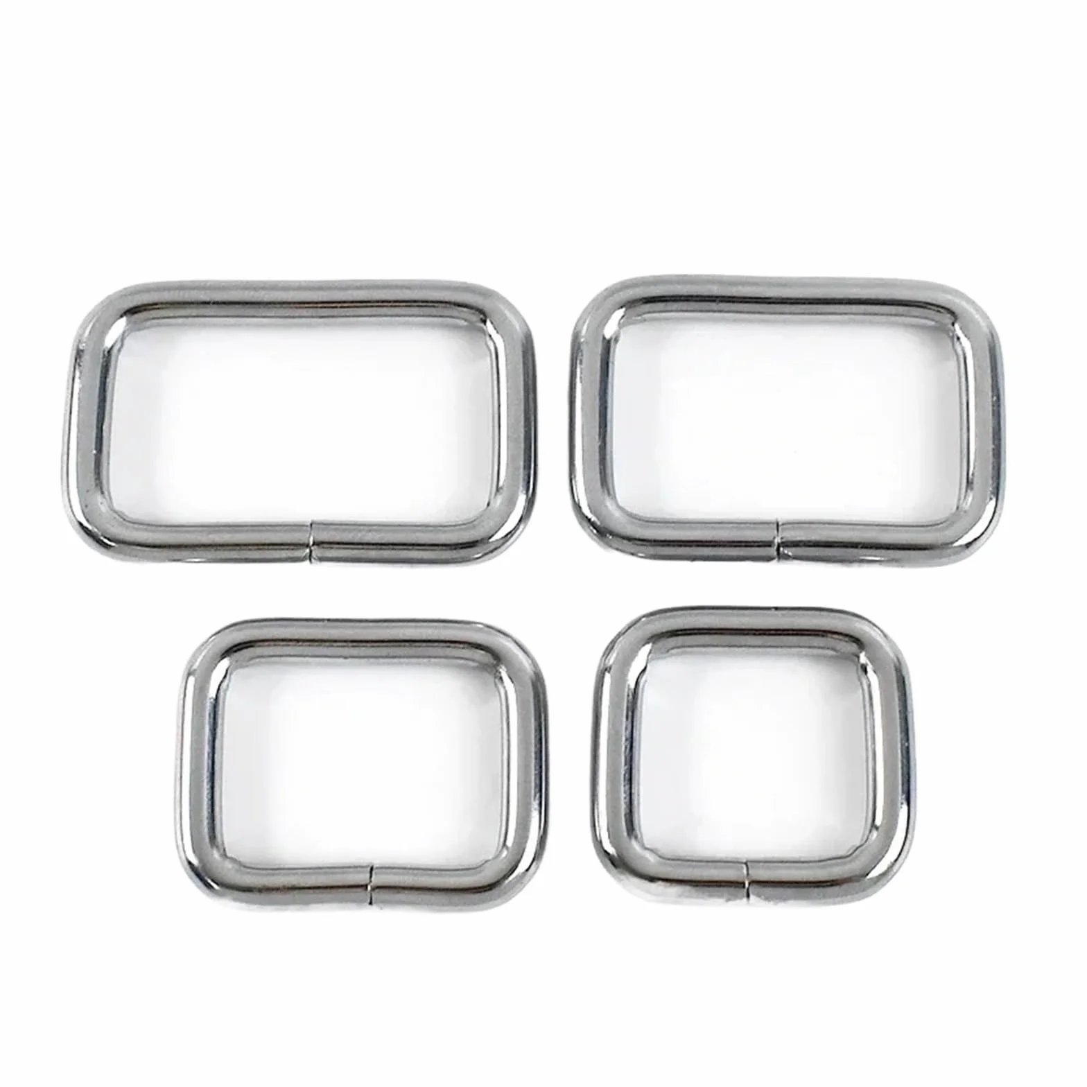 Disparador de resorte de metal,Hebillas de metal, Hebillas de anillo de metal for correa de bolso Hebilla de cuero for cinturón(Chrome,38mm)