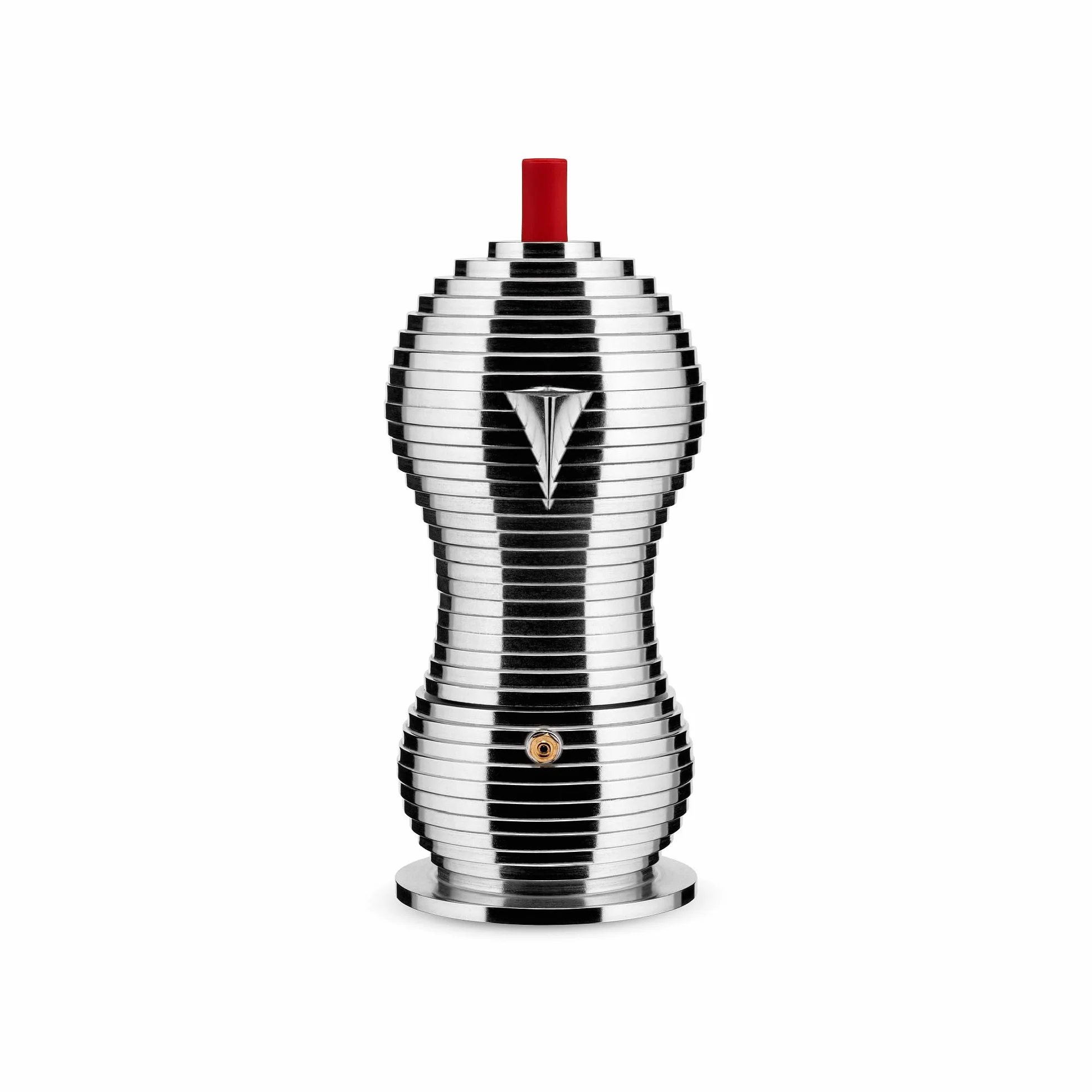 "PULCINA" CAFETERA 6 TAZAS INDUCCIÓN ROJA