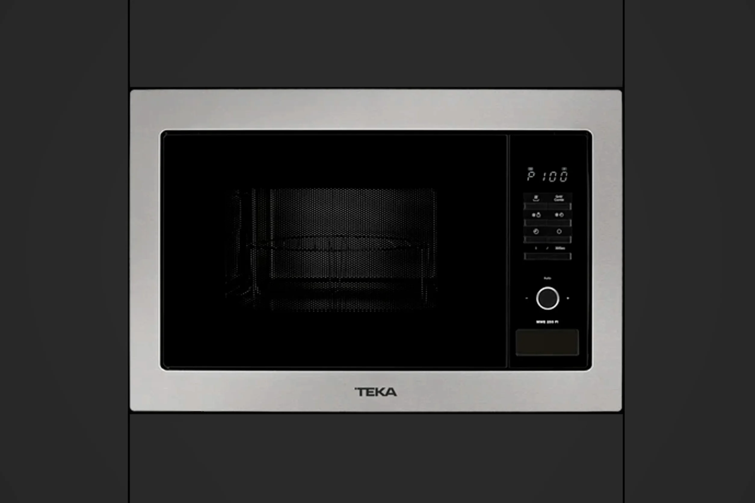 TEKA Microondas Integrable con Grill, Capacidad 25 L, Función Descongelación, Base Cerámica, Modelo MWE 255 FI