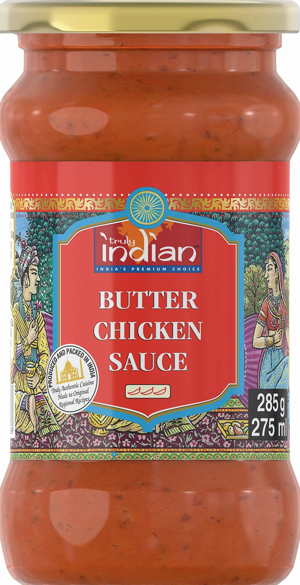 TRULY INDIAN Salsa preparada para Butterchicken 285 g