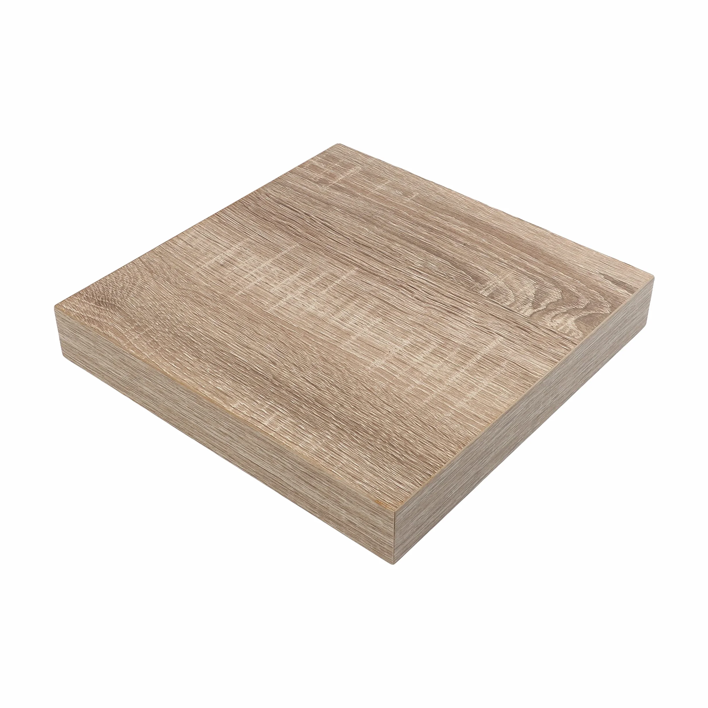 H HANSEL HOME Estantería para Pared 25x25x4cm Color Roble Envejecido Estantes Pared