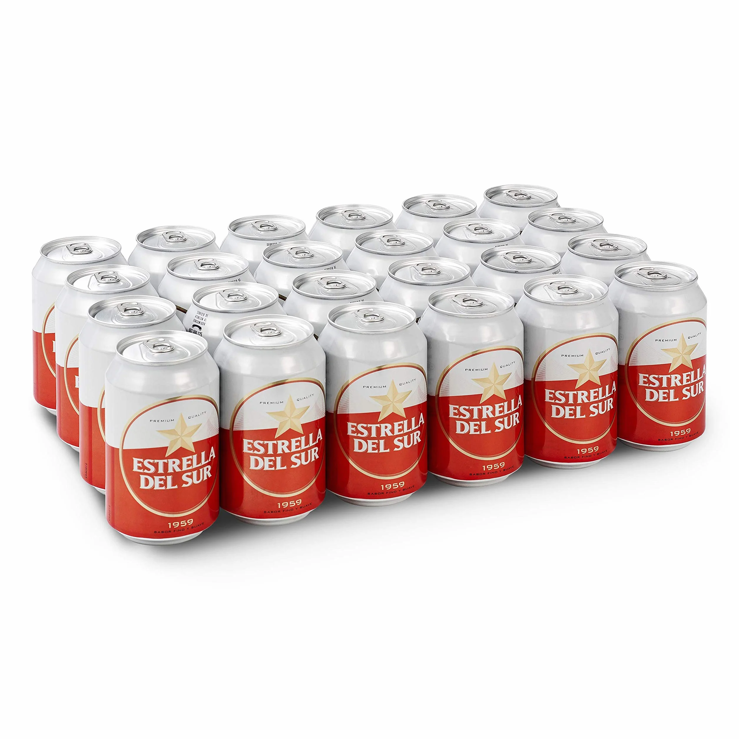 Estrella del Sur Cerveza Lager, Pack 24 Latas 33cl, Tradicional de Sevilla