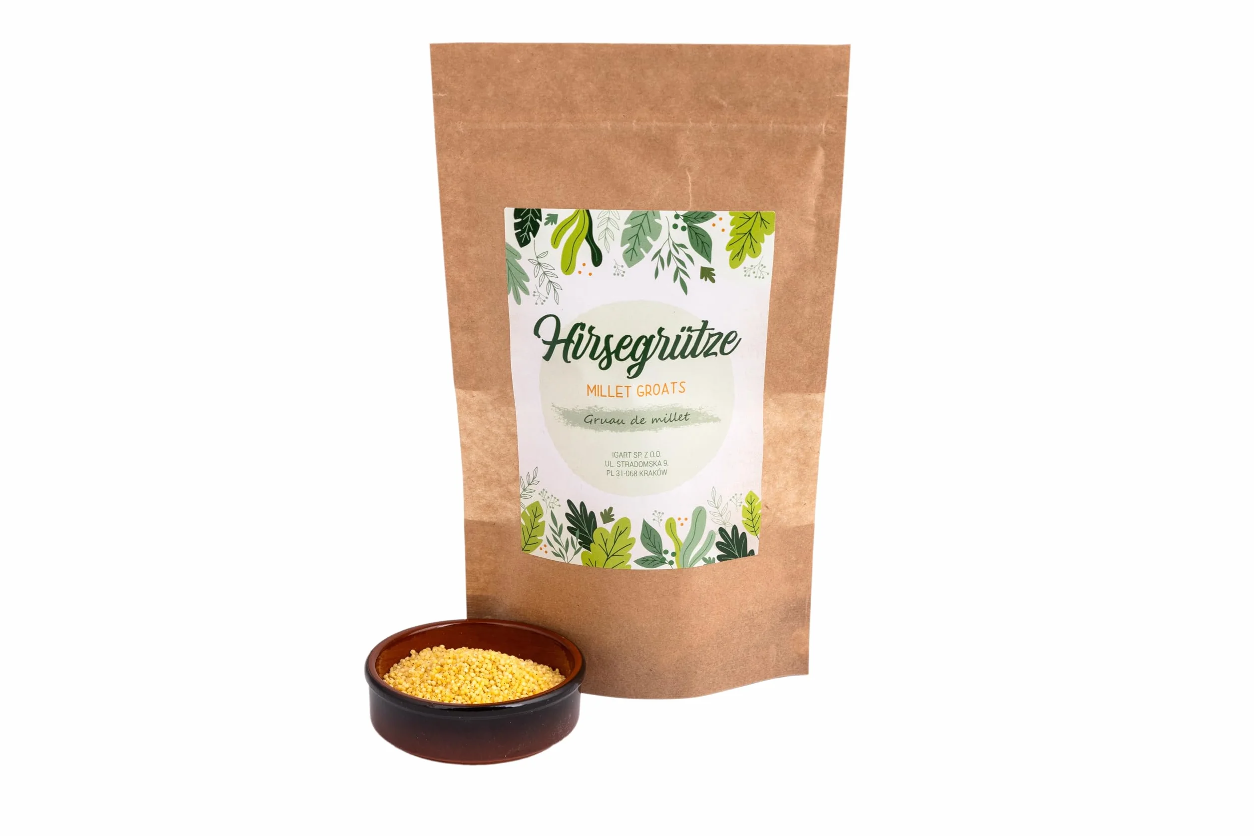 IGART Mijo pelado 2kg, Fuente natural de fibra, proteínas y vitaminas del grupo B, Aditivo para platos de carne