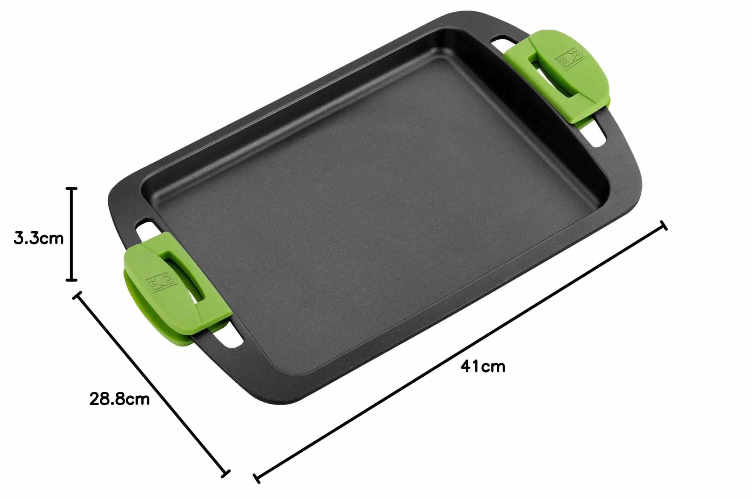 BRA Prior Plancha Asar Aluminio Negro 41 cm