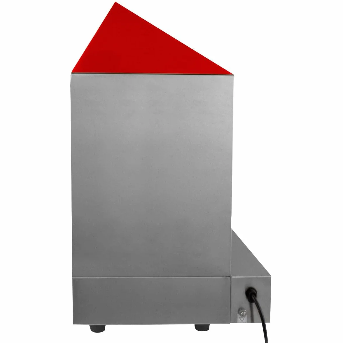 Calentador de Perritos Calientes Comercial 2000W Máquina Eléctrica de Vapor para Hot Dogs con Temperatura Ajustable 30-110°C