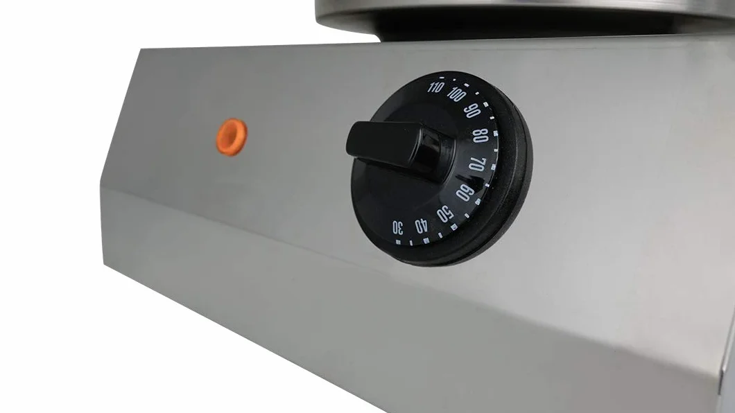 SARO CS-100 Máquina de perros calientes, cilindro de cristal, acero inoxidable, control temperatura 0-110°C, 280x260x420 mm, 1 kW